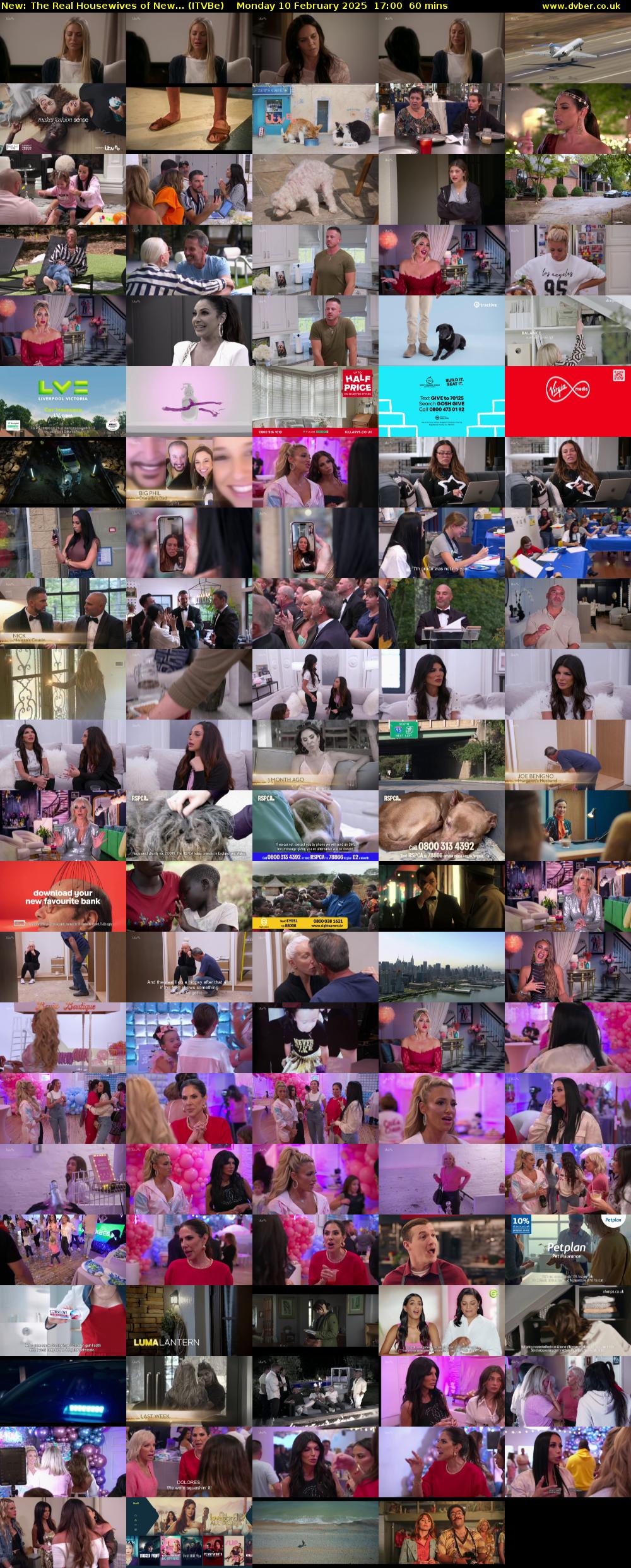 The Real Housewives of New... (ITVBe) Monday 10 February 2025 17:00 - 18:00