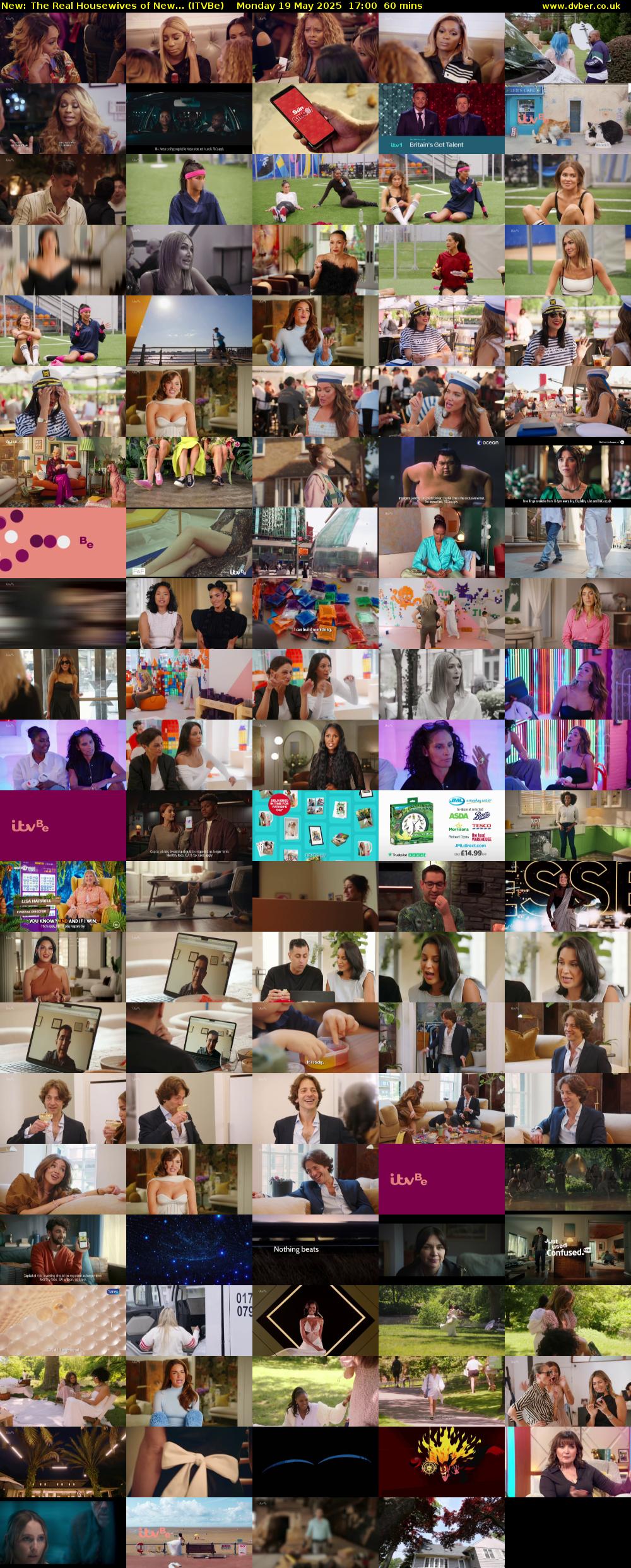 The Real Housewives of New... (ITVBe) Monday 19 May 2025 17:00 - 18:00