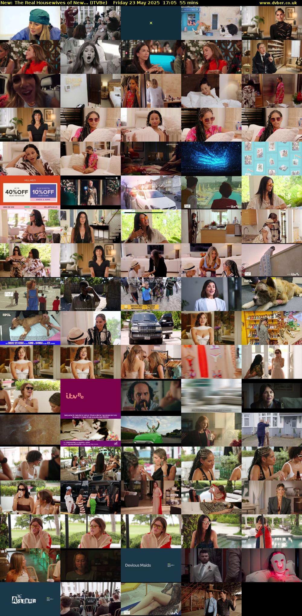 The Real Housewives of New... (ITVBe) Friday 23 May 2025 17:05 - 18:00