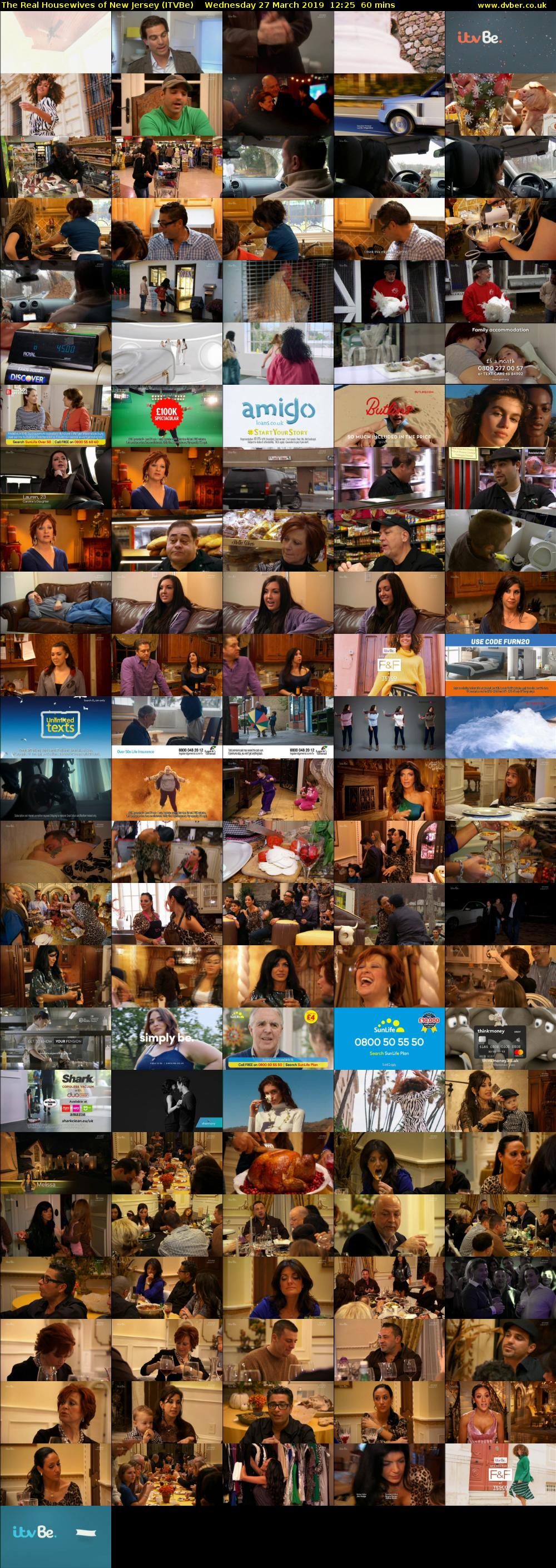 The Real Housewives of New Jersey (ITVBe) Wednesday 27 March 2019 12:25 - 13:25