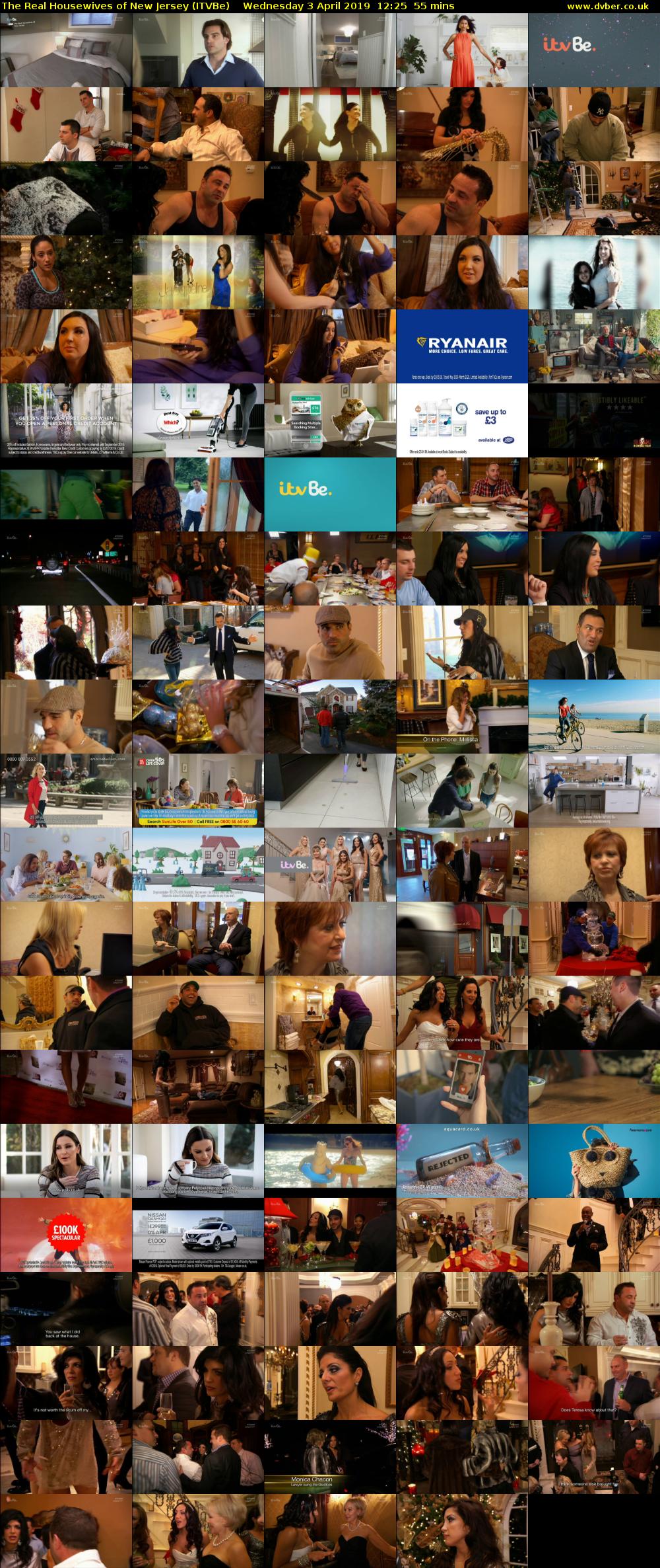 The Real Housewives of New Jersey (ITVBe) Wednesday 3 April 2019 12:25 - 13:20