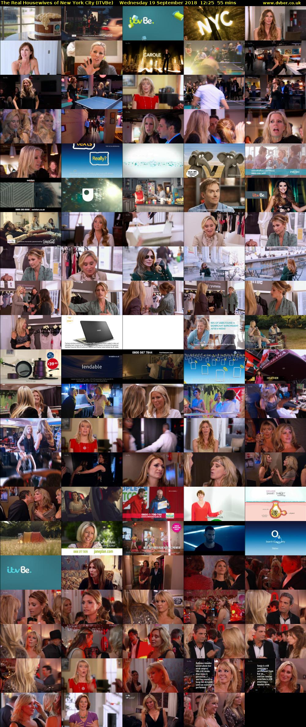 The Real Housewives of New York City (ITVBe) Wednesday 19 September 2018 12:25 - 13:20