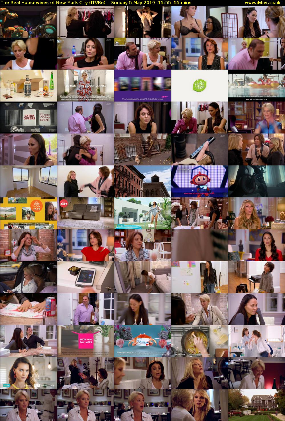 The Real Housewives of New York City (ITVBe) Sunday 5 May 2019 15:55 - 16:50