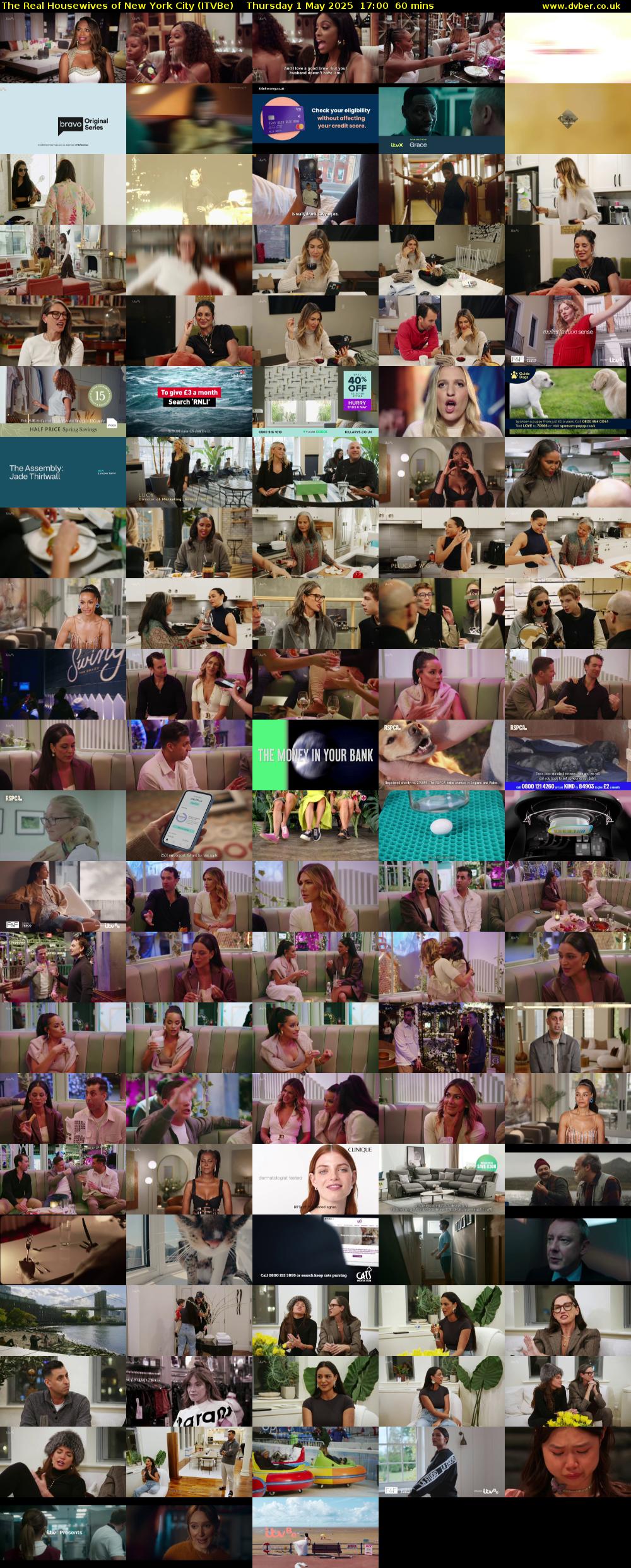The Real Housewives of New York City (ITVBe) Thursday 1 May 2025 17:00 - 18:00