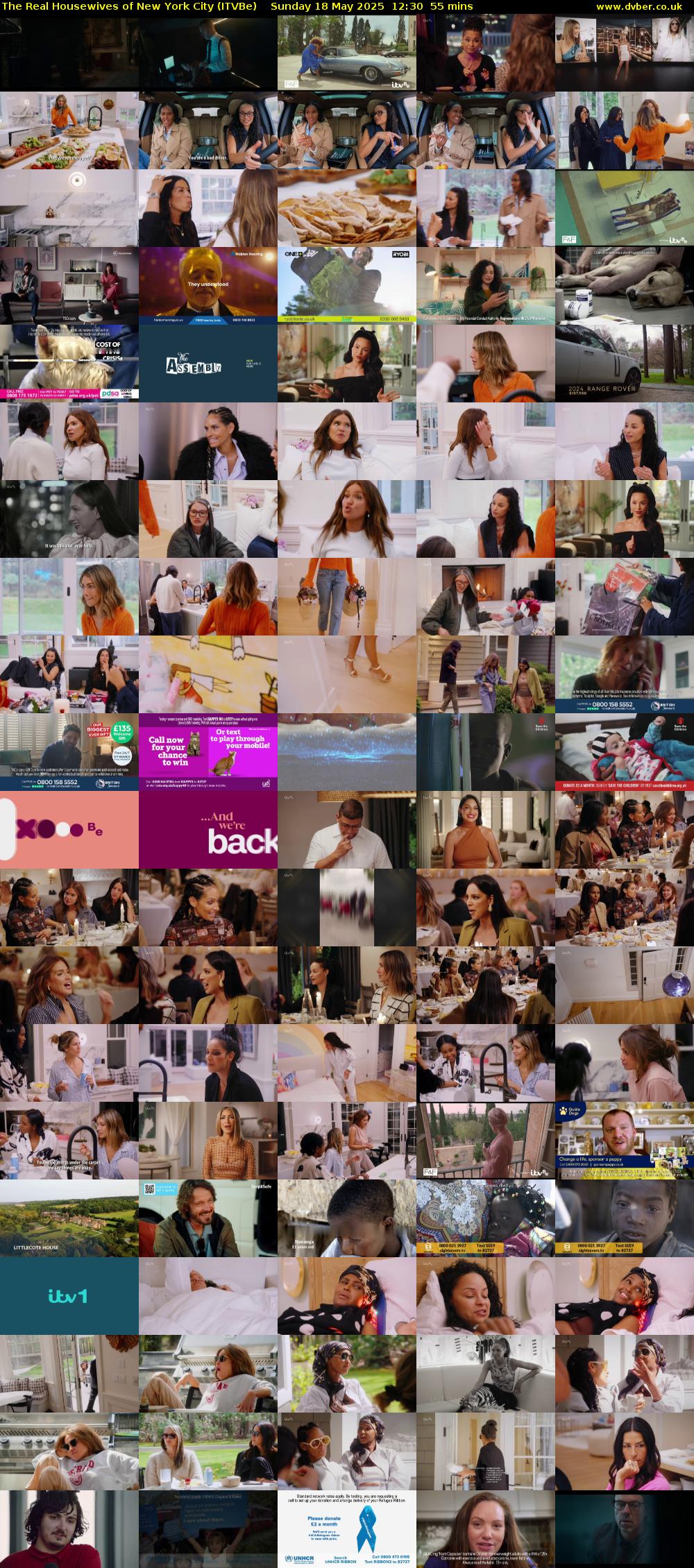 The Real Housewives of New York City (ITVBe) Sunday 18 May 2025 12:30 - 13:25