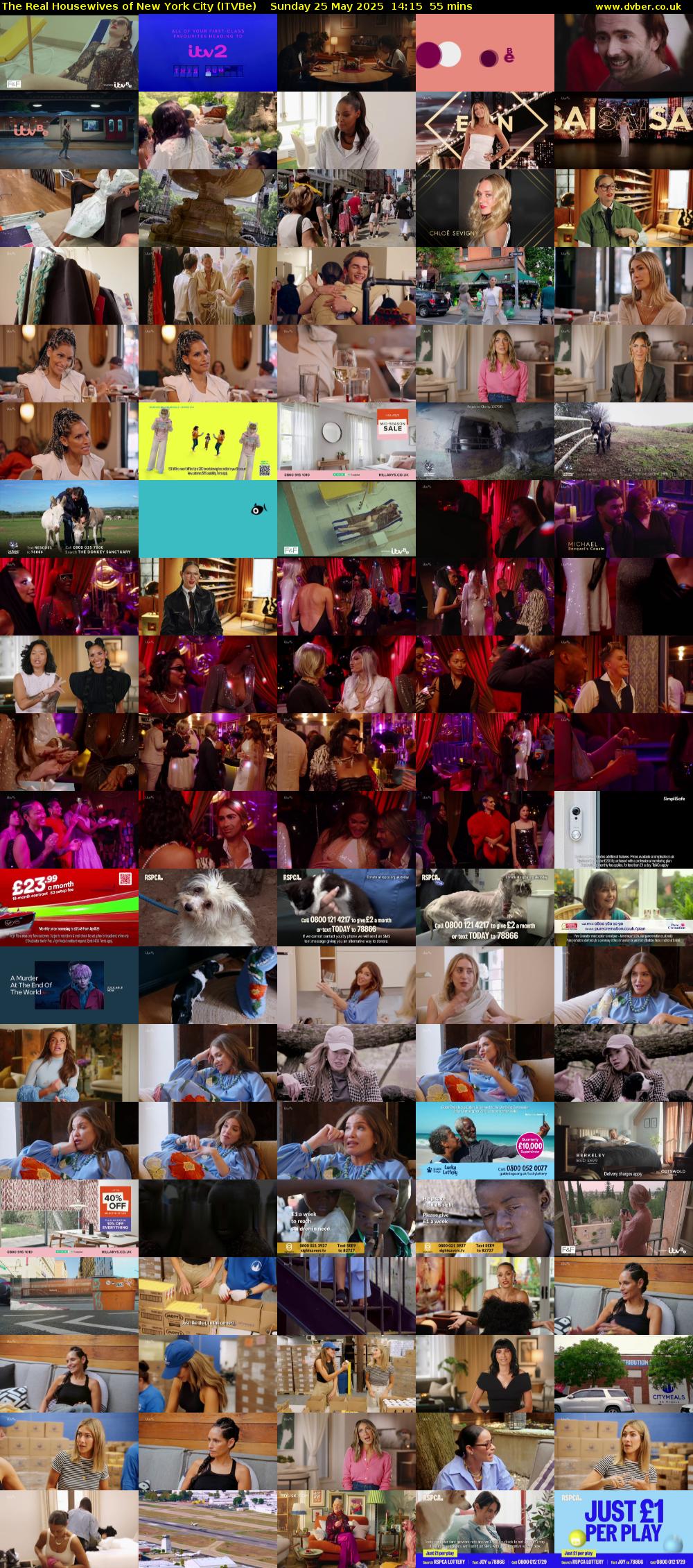 The Real Housewives of New York City (ITVBe) Sunday 25 May 2025 14:15 - 15:10