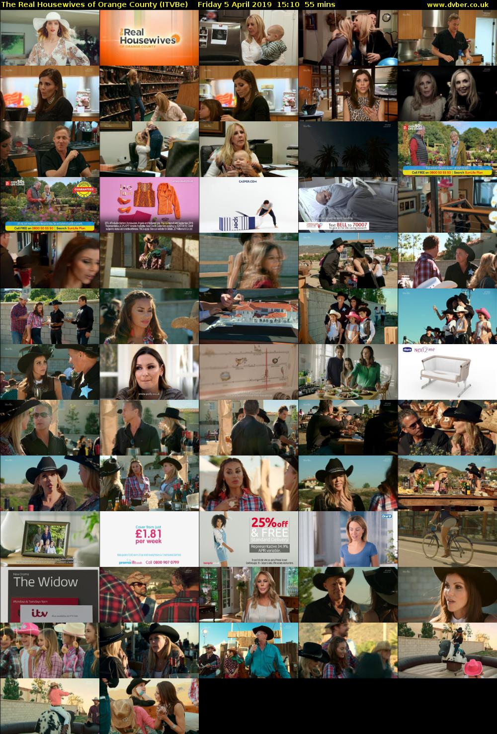 The Real Housewives of Orange County (ITVBe) Friday 5 April 2019 15:10 - 16:05