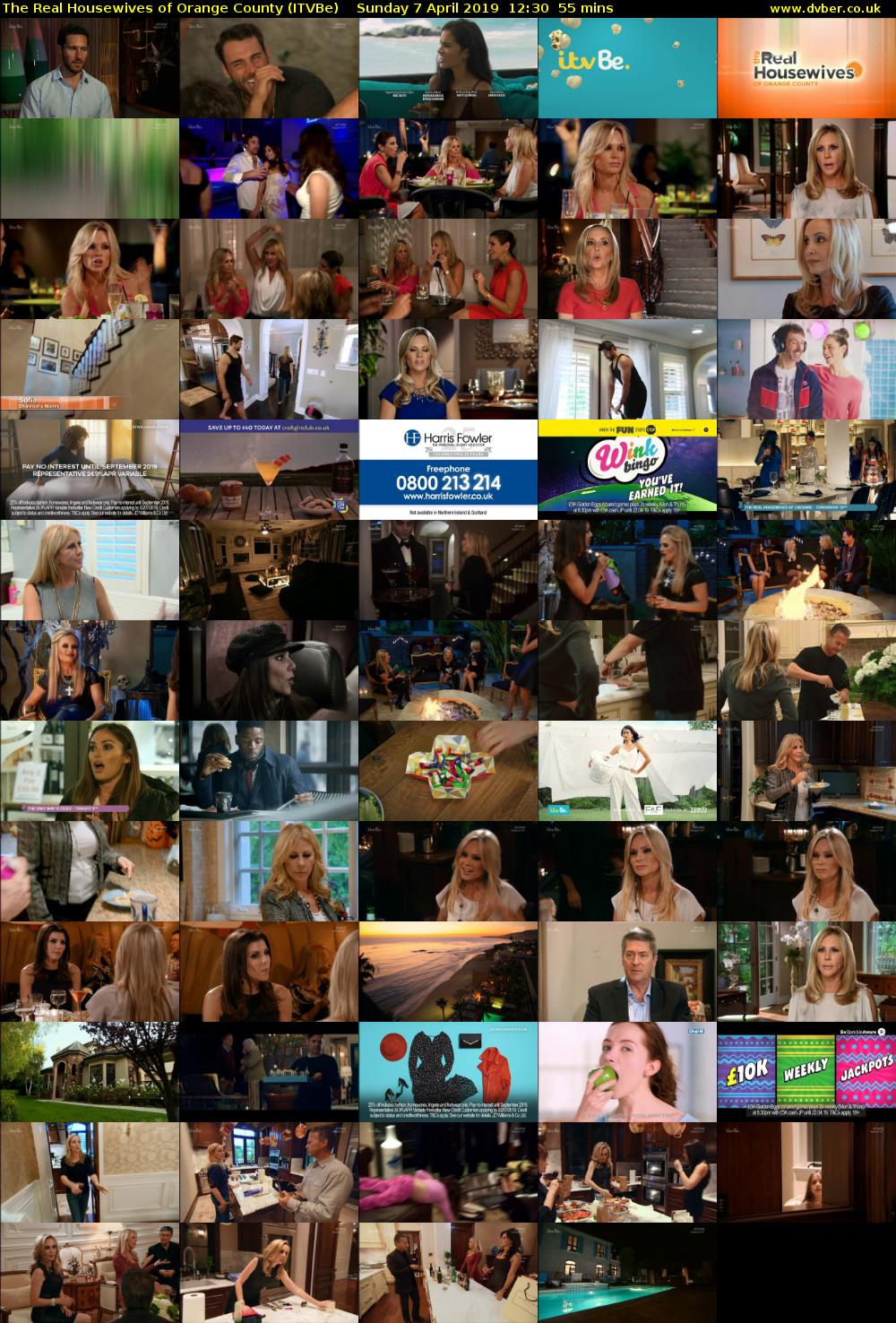 The Real Housewives of Orange County (ITVBe) Sunday 7 April 2019 12:30 - 13:25