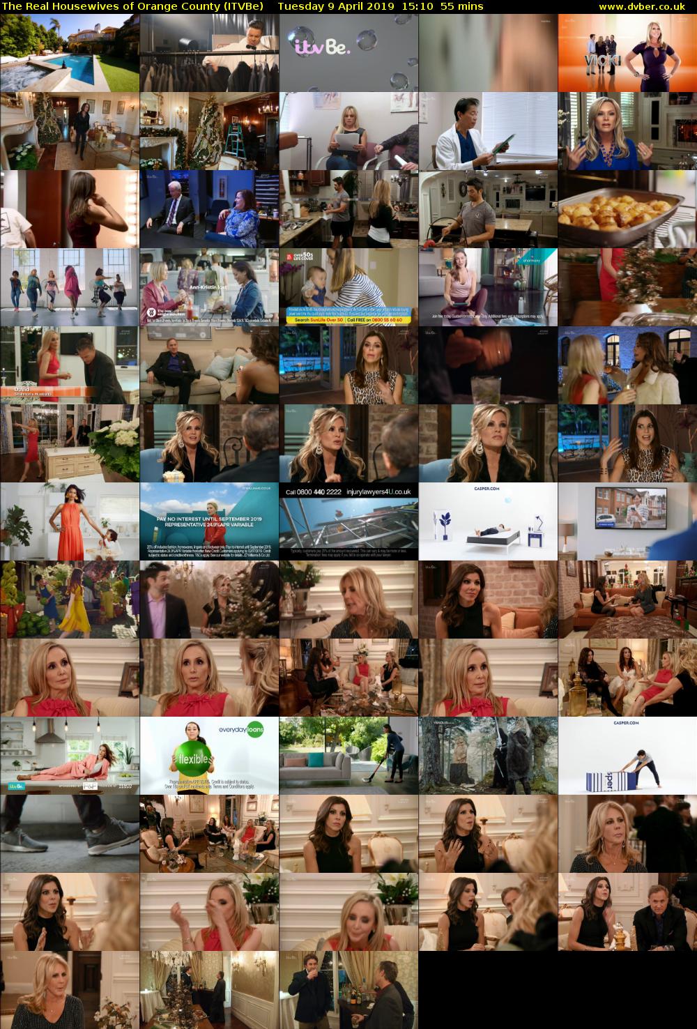 The Real Housewives of Orange County (ITVBe) Tuesday 9 April 2019 15:10 - 16:05