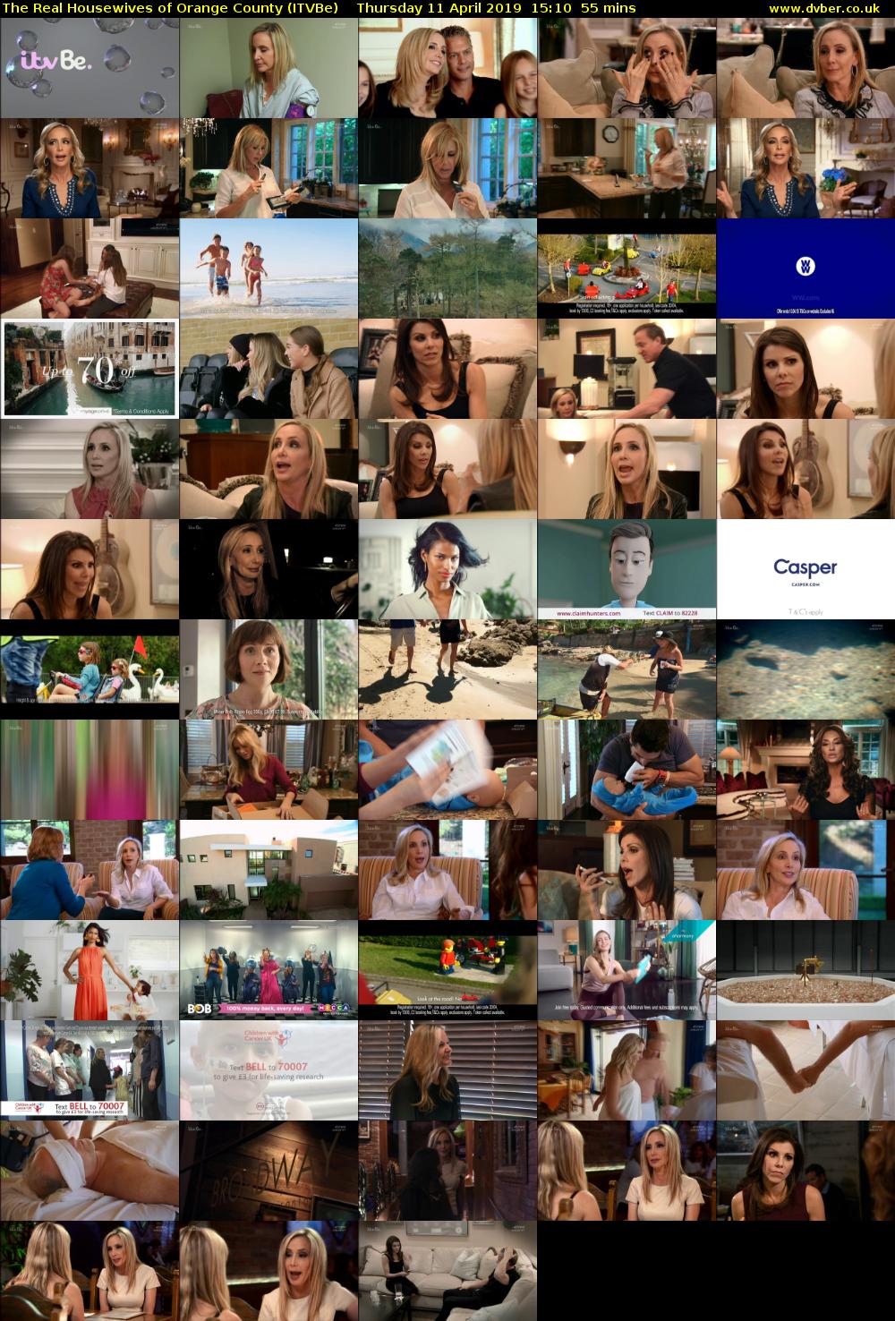 The Real Housewives of Orange County (ITVBe) Thursday 11 April 2019 15:10 - 16:05