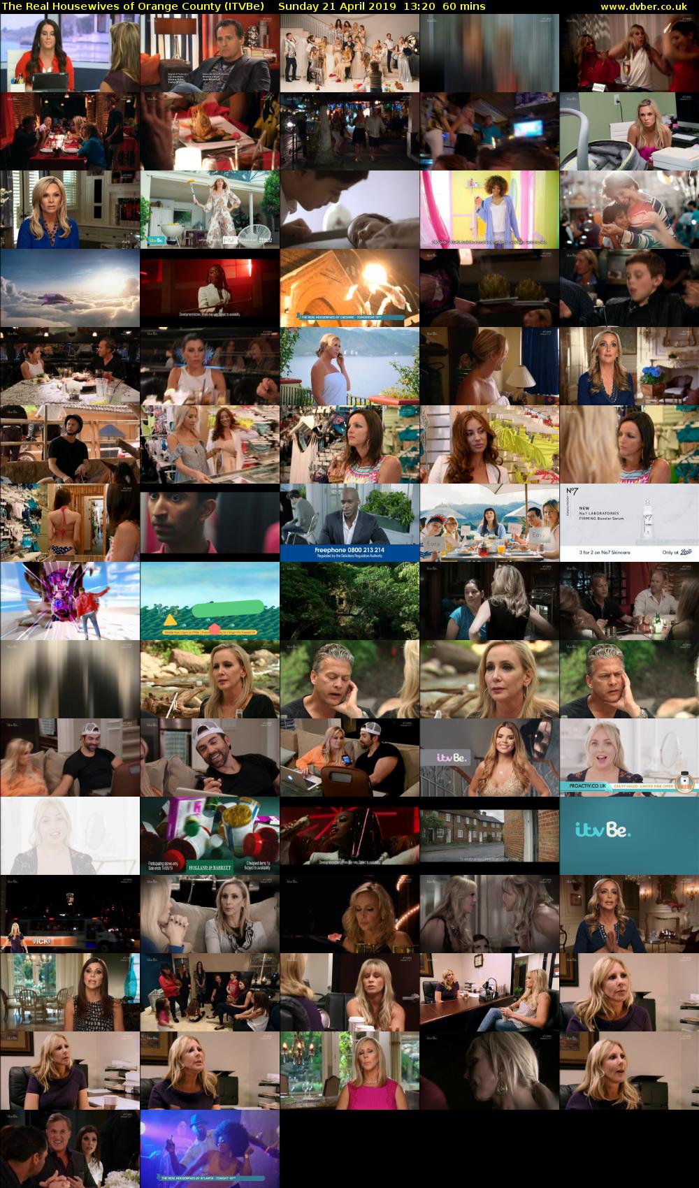 The Real Housewives of Orange County (ITVBe) Sunday 21 April 2019 13:20 - 14:20