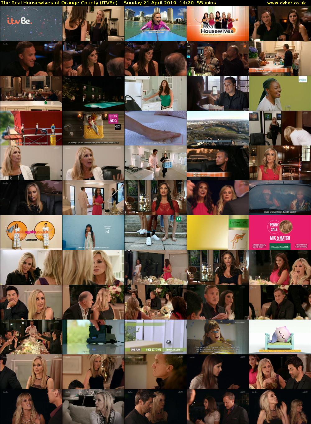 The Real Housewives of Orange County (ITVBe) Sunday 21 April 2019 14:20 - 15:15