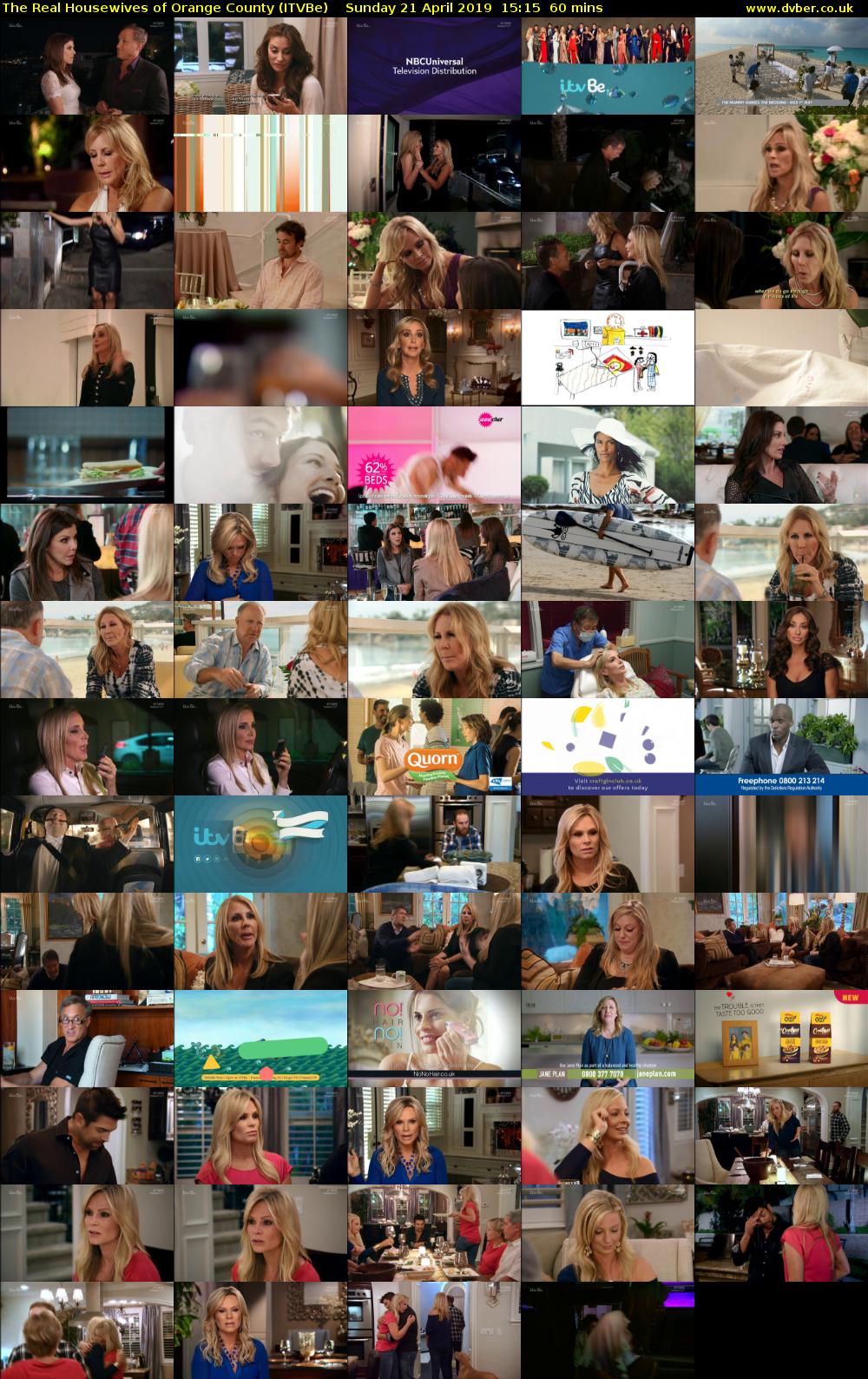 The Real Housewives of Orange County (ITVBe) Sunday 21 April 2019 15:15 - 16:15
