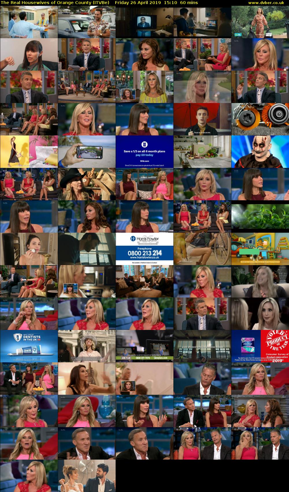 The Real Housewives of Orange County (ITVBe) Friday 26 April 2019 15:10 - 16:10