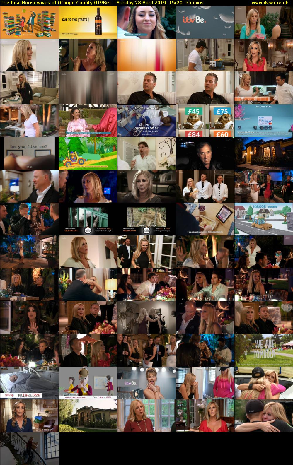 The Real Housewives of Orange County (ITVBe) Sunday 28 April 2019 15:20 - 16:15