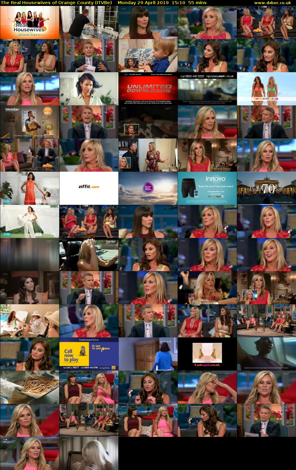 The Real Housewives of Orange County (ITVBe) Monday 29 April 2019 15:10 - 16:05