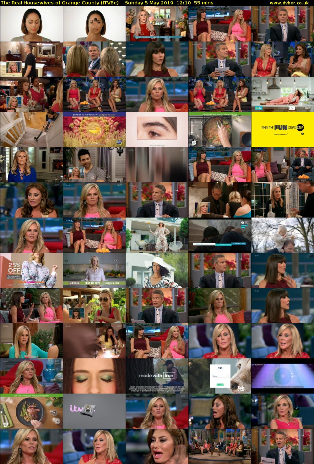 The Real Housewives of Orange County (ITVBe) Sunday 5 May 2019 12:10 - 13:05