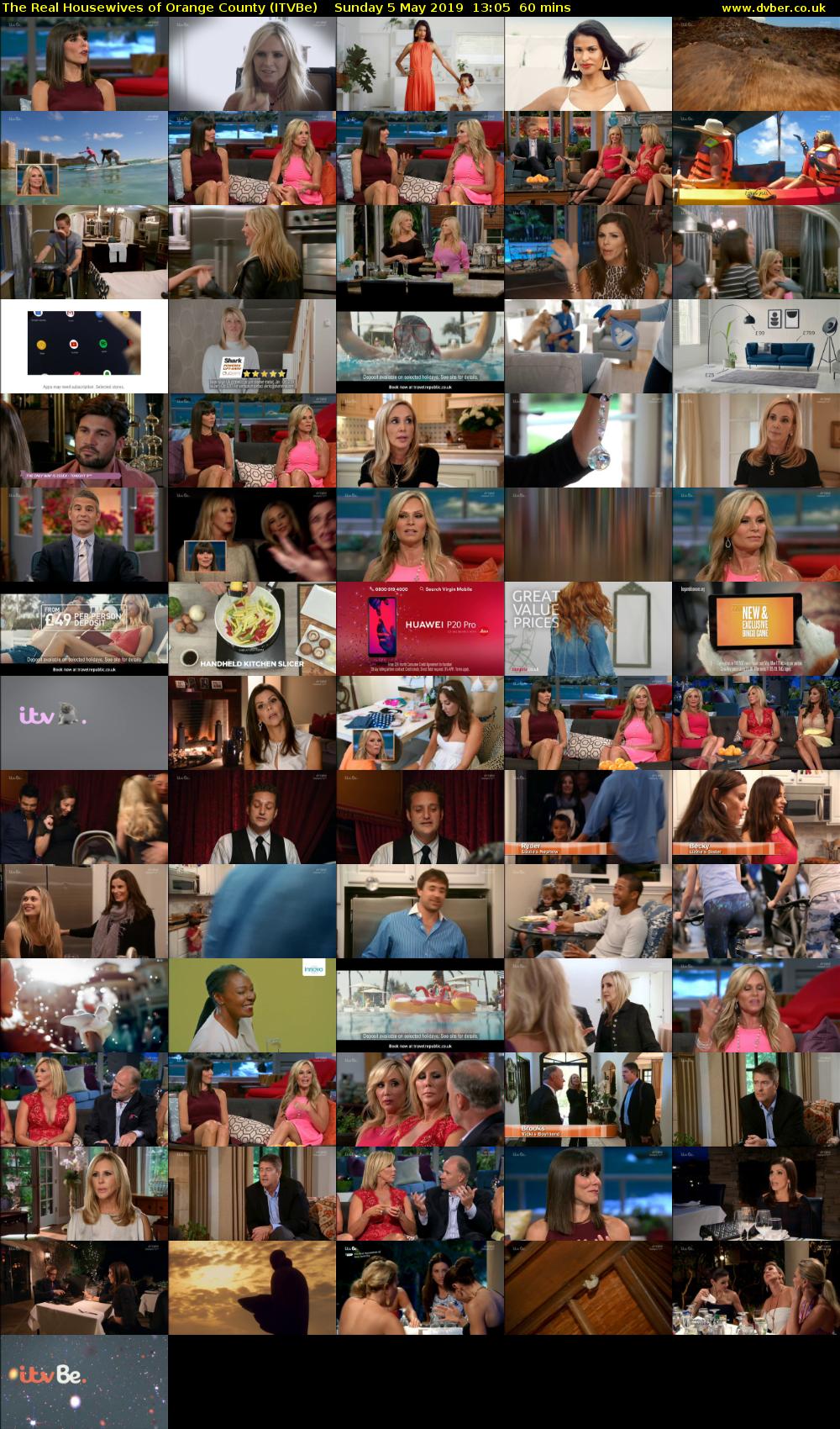 The Real Housewives of Orange County (ITVBe) Sunday 5 May 2019 13:05 - 14:05