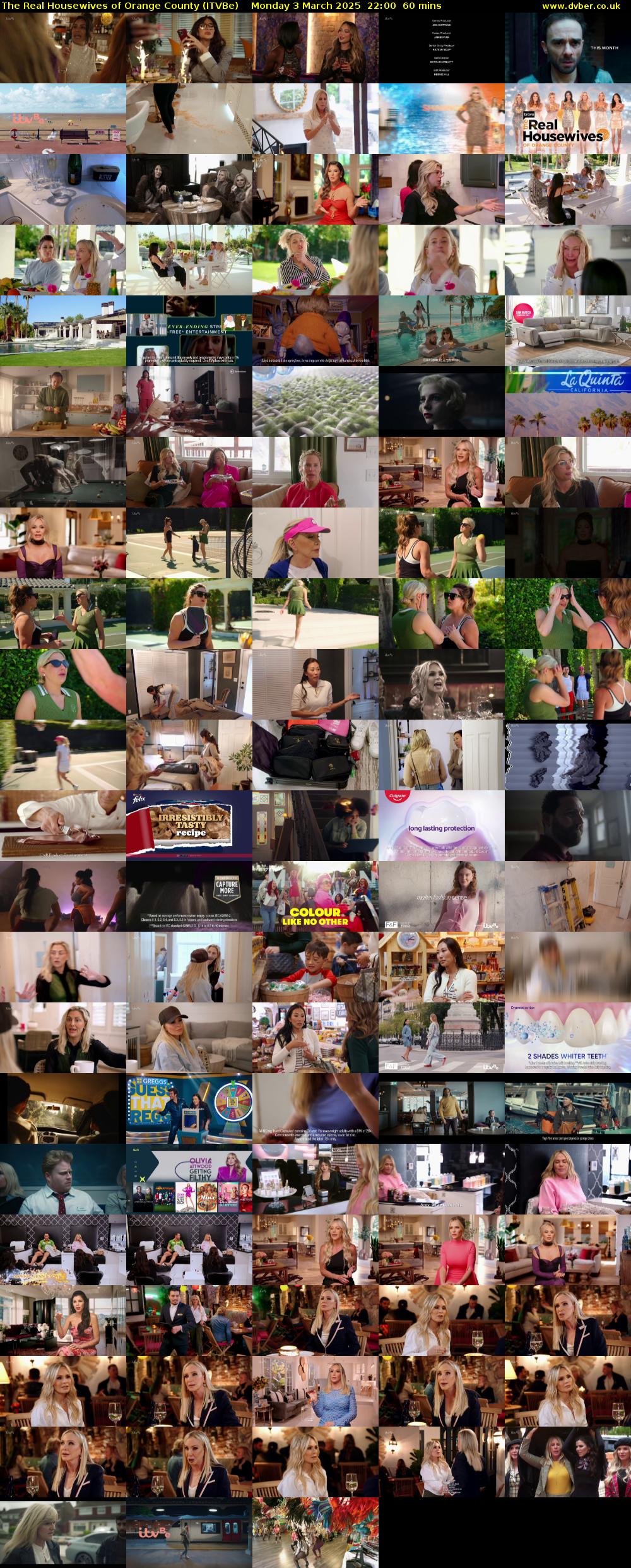 The Real Housewives of Orange County (ITVBe) Monday 3 March 2025 22:00 - 23:00