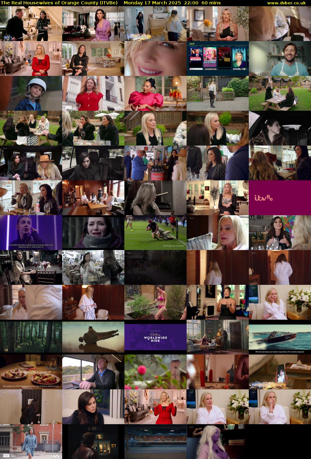 The Real Housewives of Orange County (ITVBe) Monday 17 March 2025 22:00 - 23:00