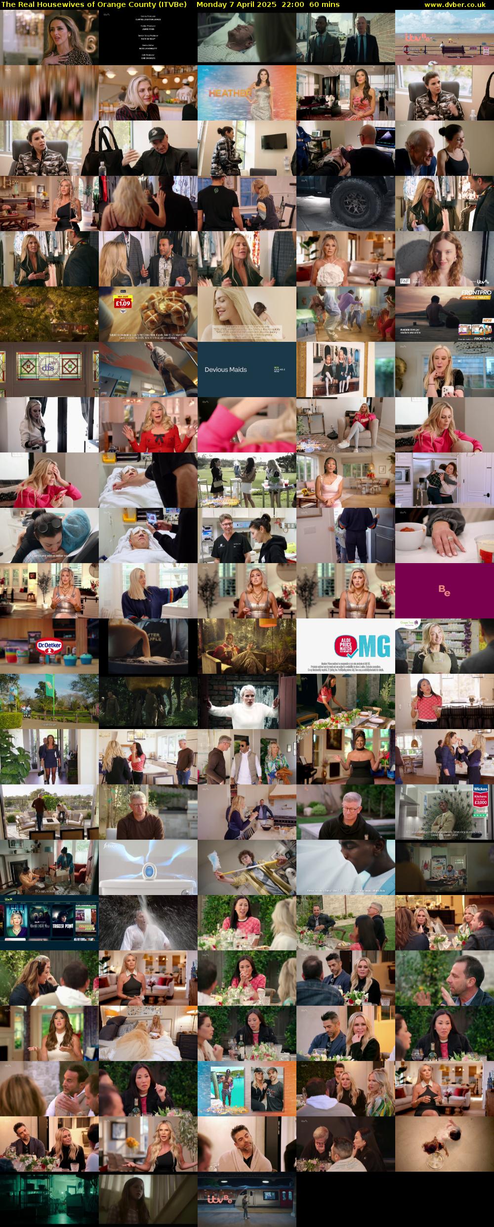 The Real Housewives of Orange County (ITVBe) Monday 7 April 2025 22:00 - 23:00