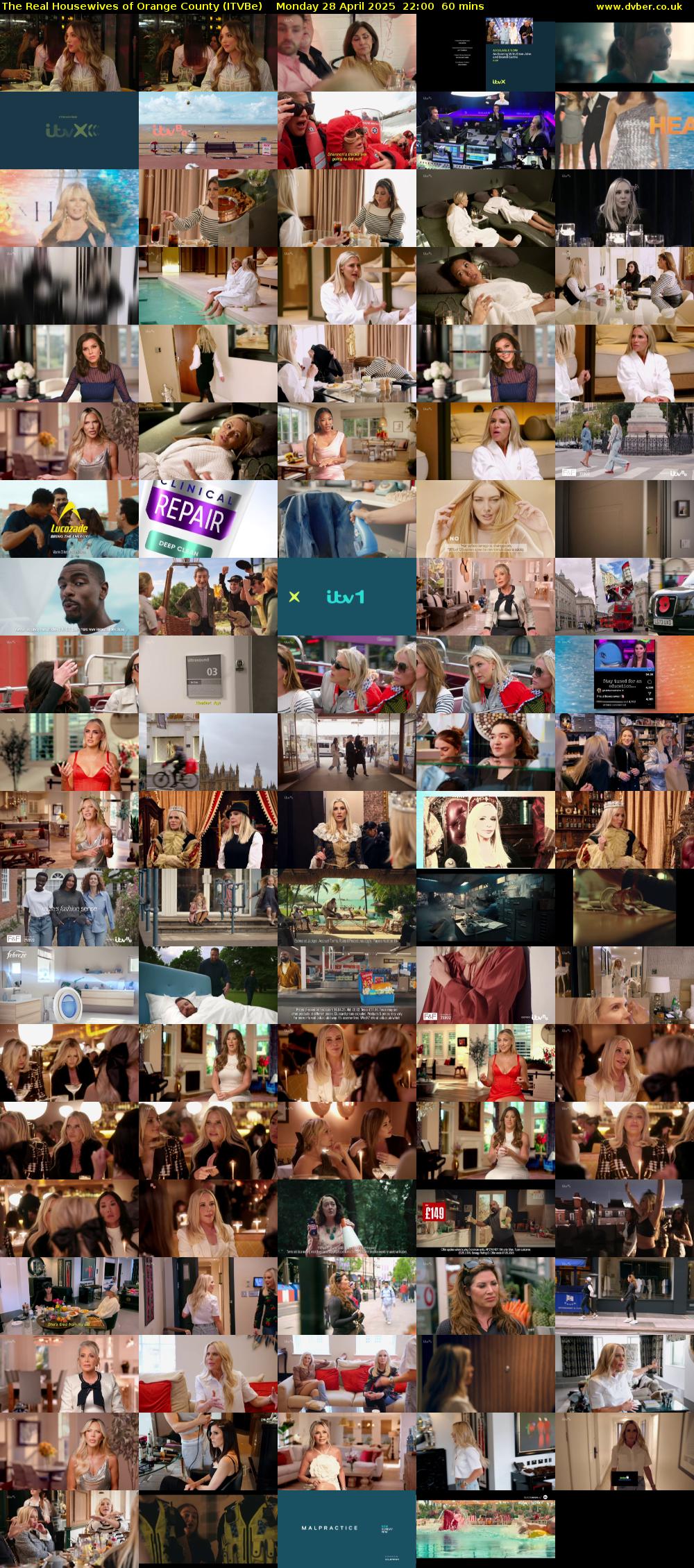 The Real Housewives of Orange County (ITVBe) Monday 28 April 2025 22:00 - 23:00