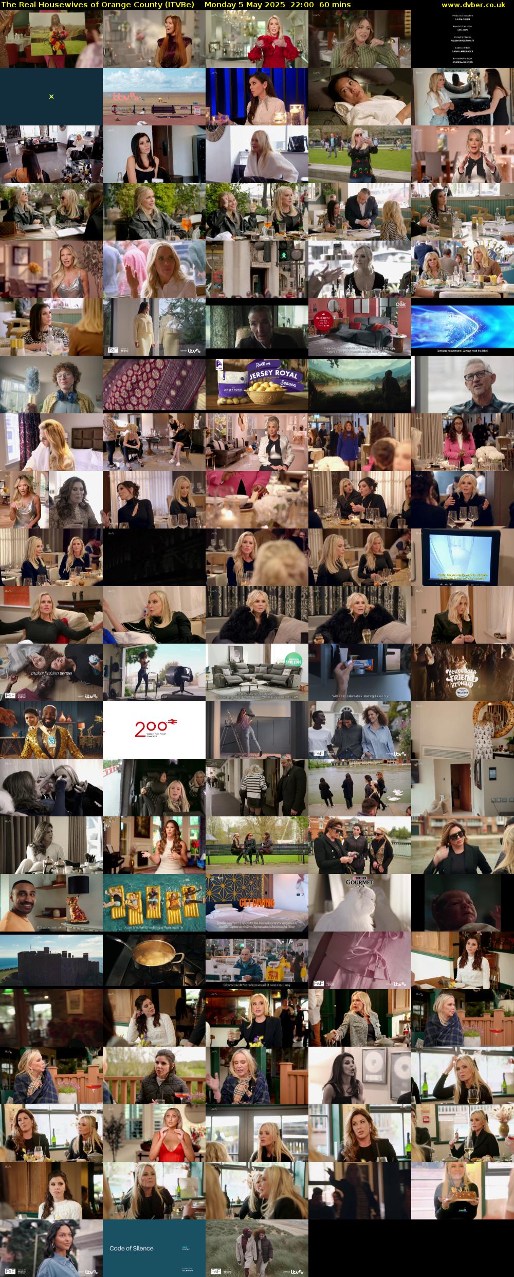 The Real Housewives of Orange County (ITVBe) Monday 5 May 2025 22:00 - 23:00