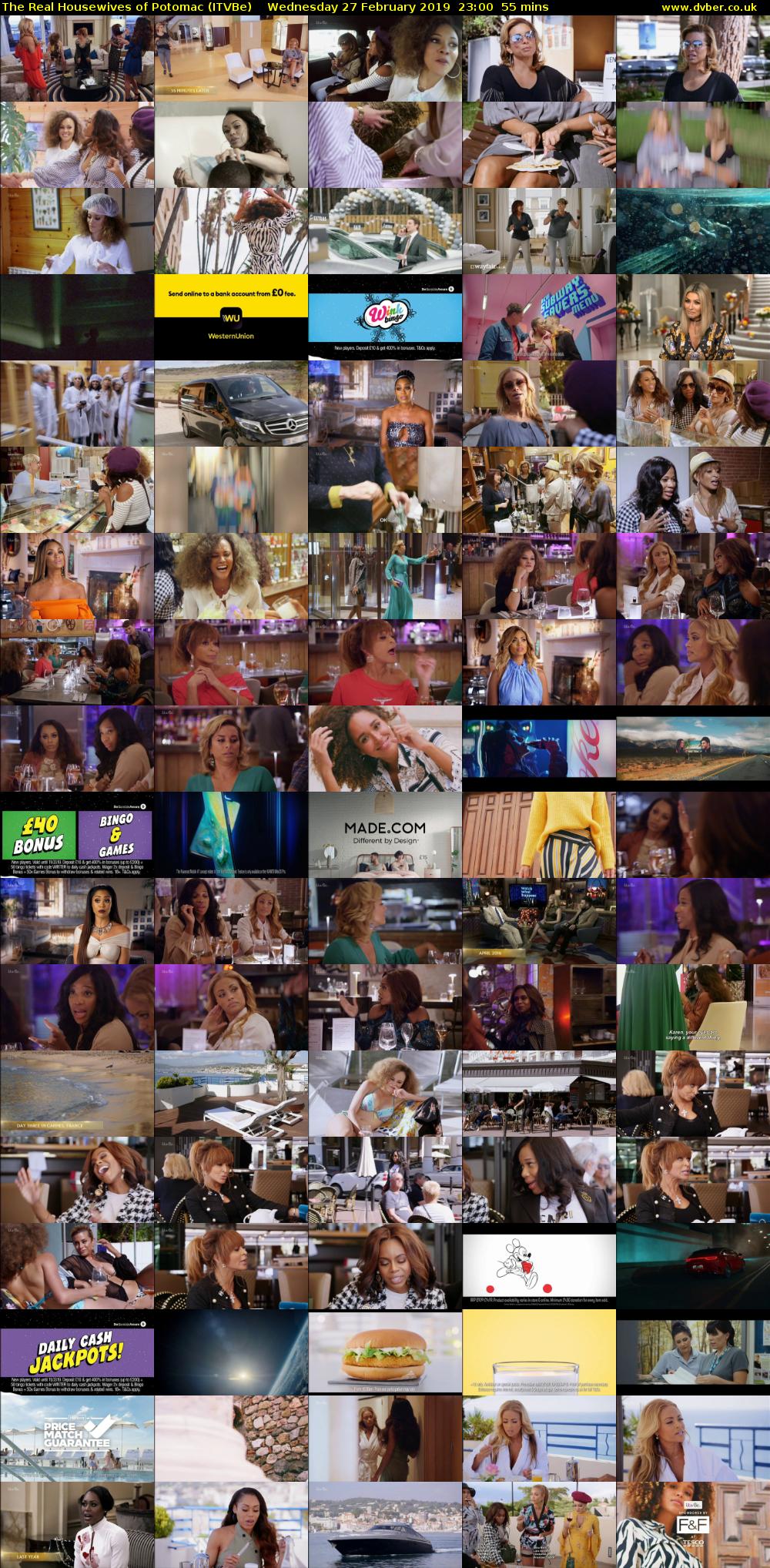 The Real Housewives of Potomac (ITVBe) Wednesday 27 February 2019 23:00 - 23:55