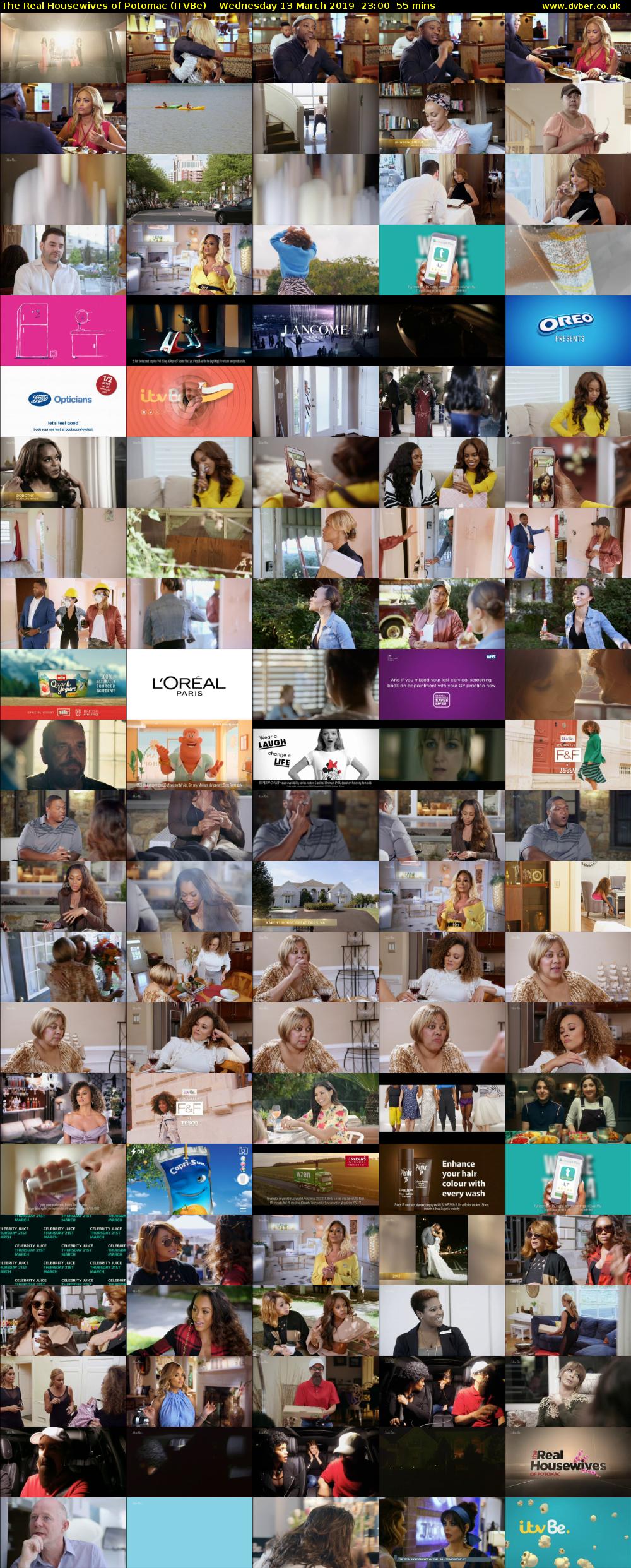 The Real Housewives of Potomac (ITVBe) Wednesday 13 March 2019 23:00 - 23:55
