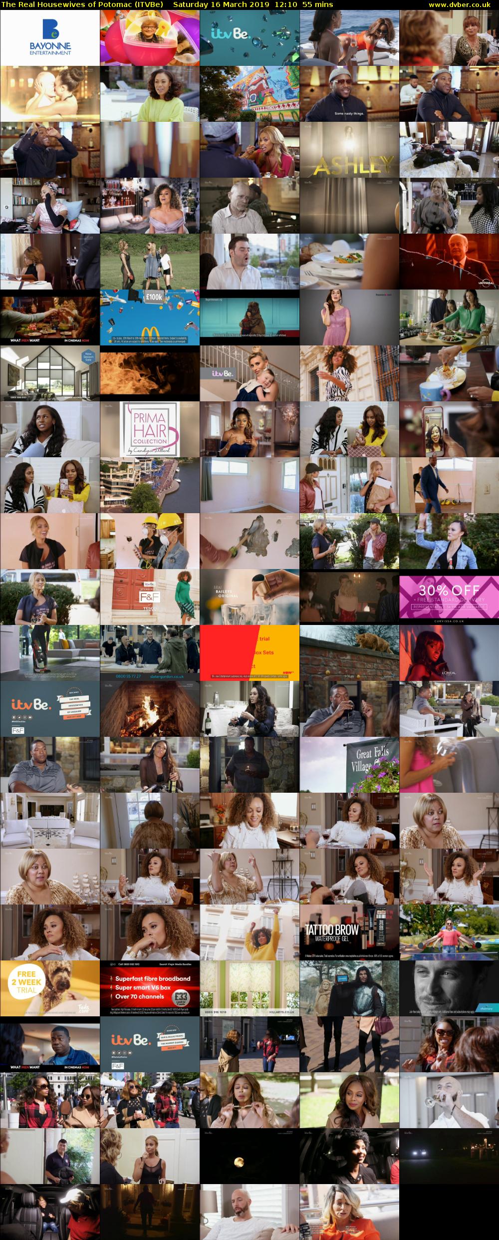 The Real Housewives of Potomac (ITVBe) Saturday 16 March 2019 12:10 - 13:05