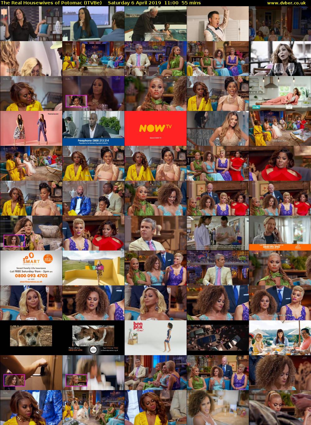 The Real Housewives of Potomac (ITVBe) Saturday 6 April 2019 11:00 - 11:55