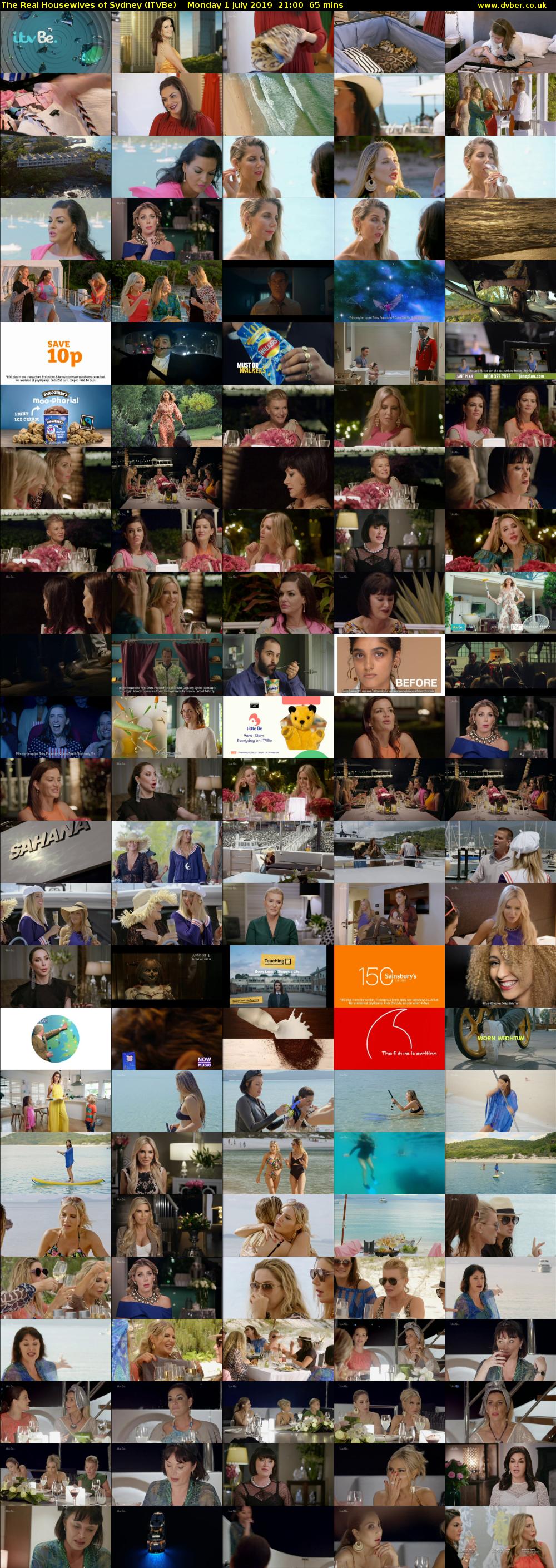 The Real Housewives of Sydney (ITVBe) Monday 1 July 2019 21:00 - 22:05