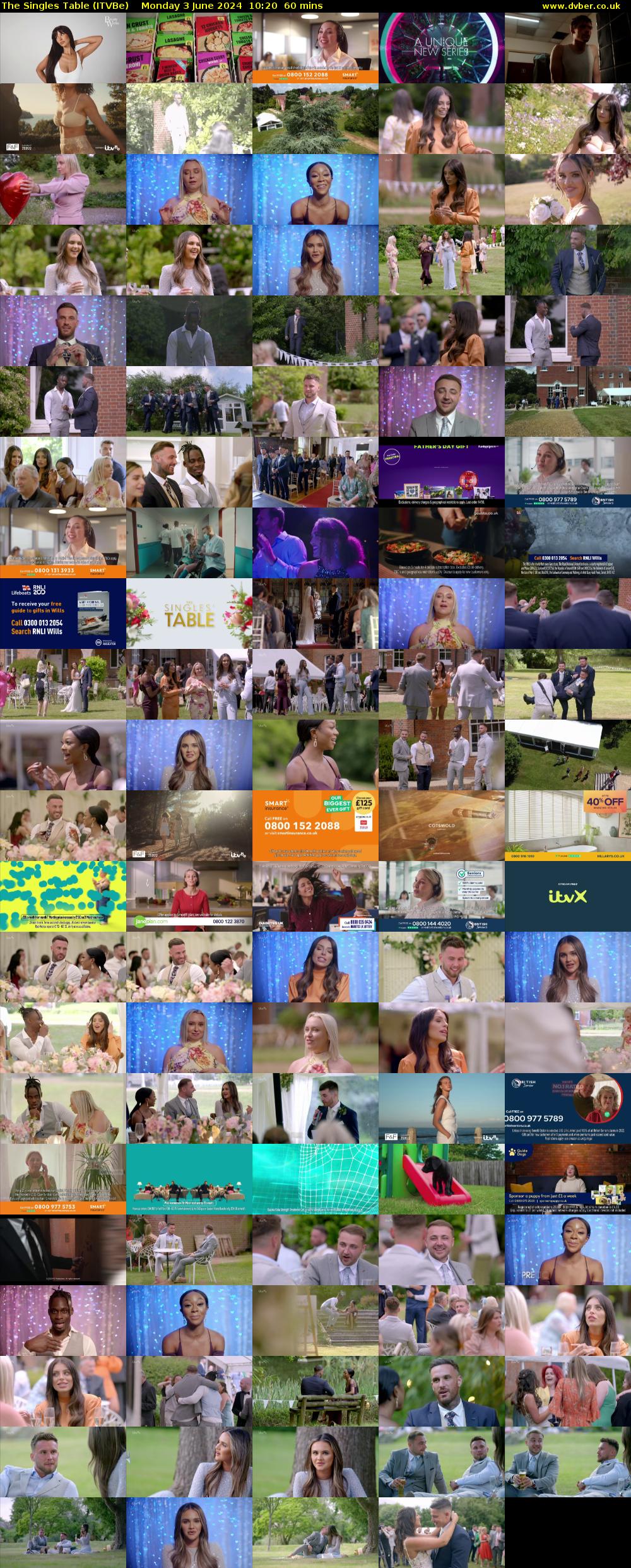 The Singles Table (ITVBe) Monday 3 June 2024 10:20 - 11:20