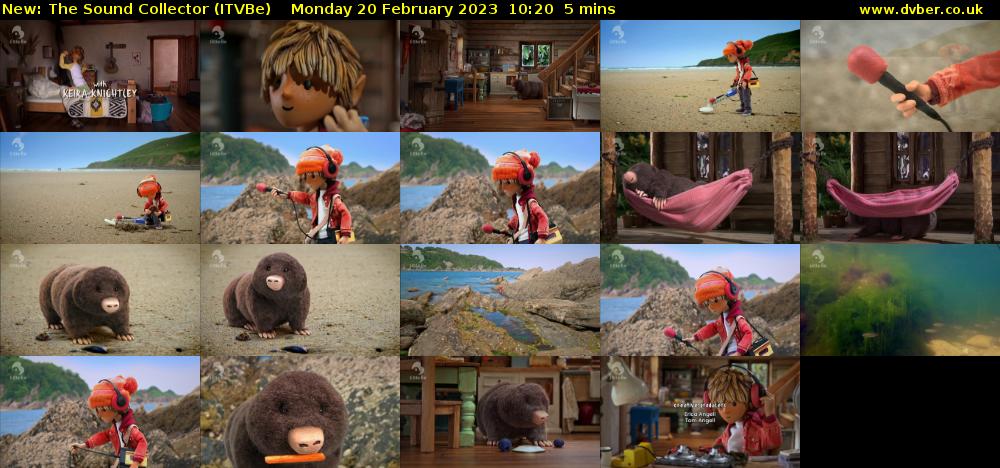 The Sound Collector (ITVBe) Monday 20 February 2023 10:20 - 10:25