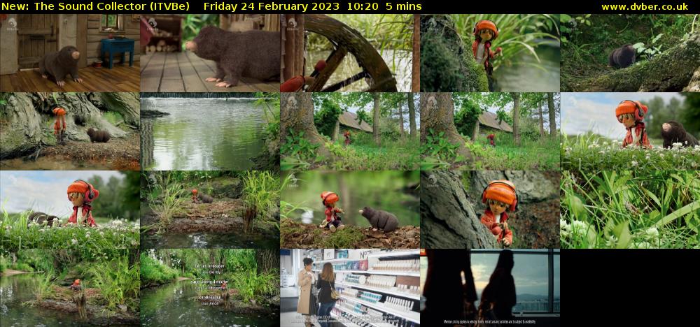 The Sound Collector (ITVBe) Friday 24 February 2023 10:20 - 10:25
