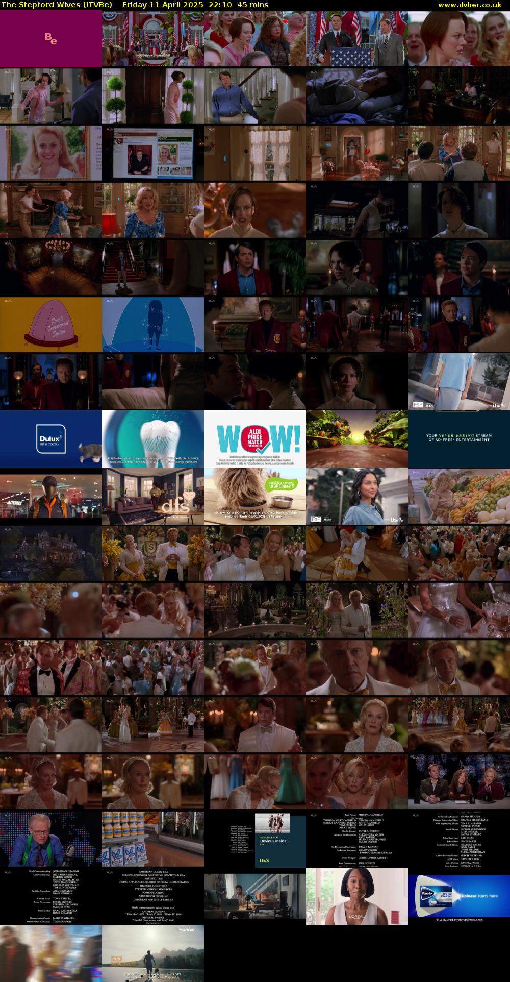 The Stepford Wives (ITVBe) Friday 11 April 2025 22:10 - 22:55