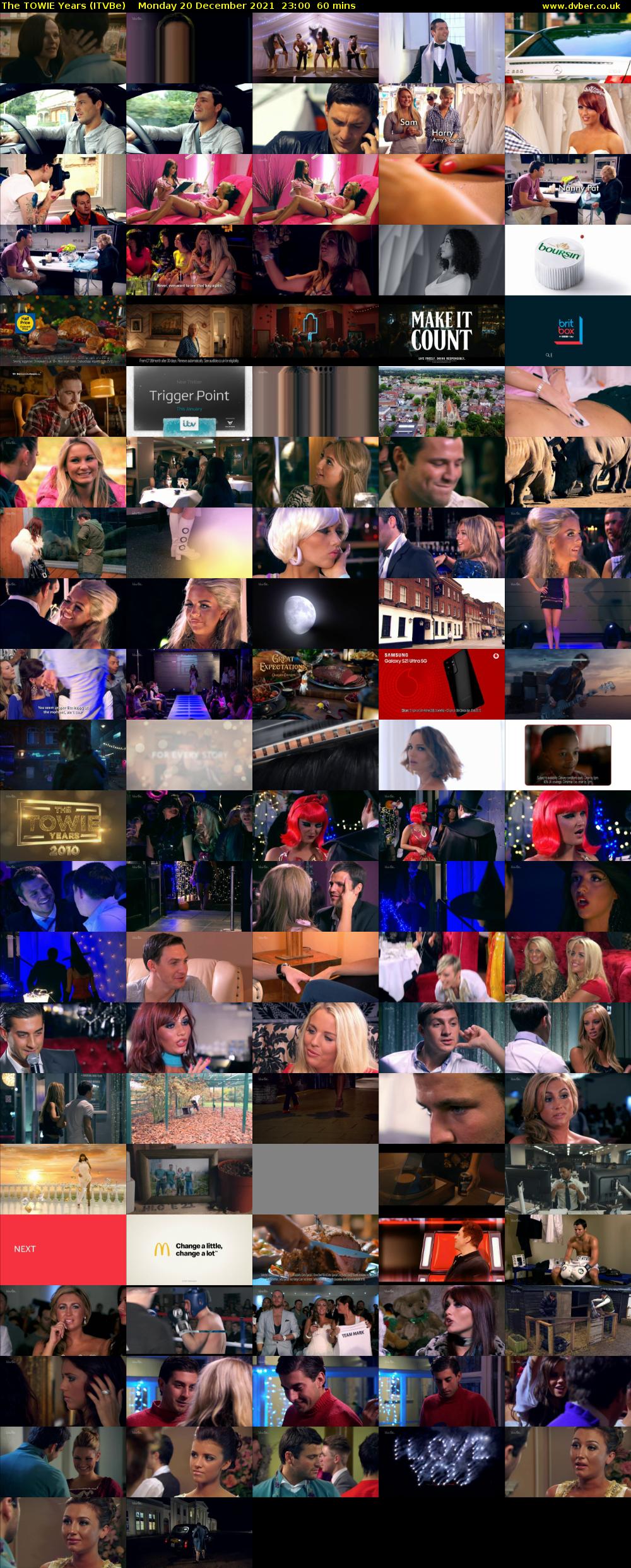 The TOWIE Years (ITVBe) Monday 20 December 2021 23:00 - 00:00