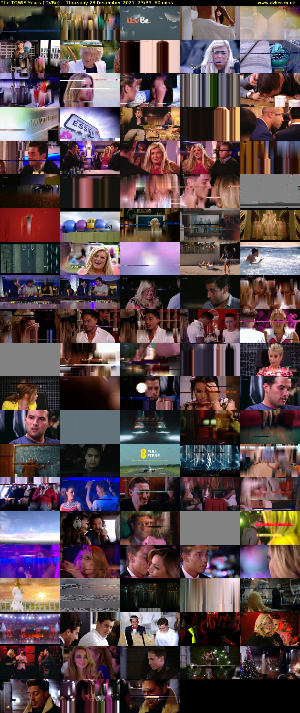 The TOWIE Years (ITVBe) Thursday 23 December 2021 23:35 - 00:35