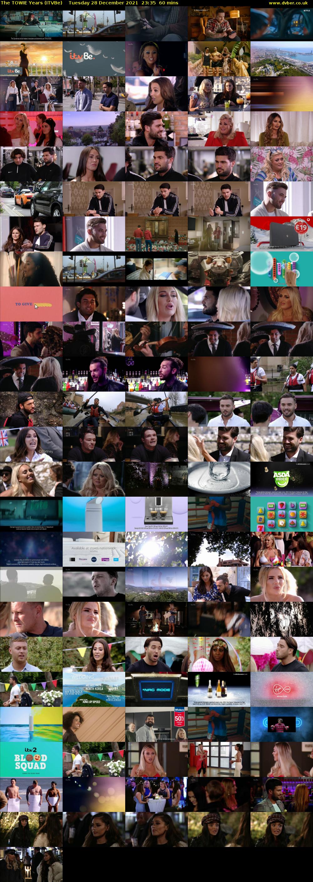 The TOWIE Years (ITVBe) Tuesday 28 December 2021 23:35 - 00:35