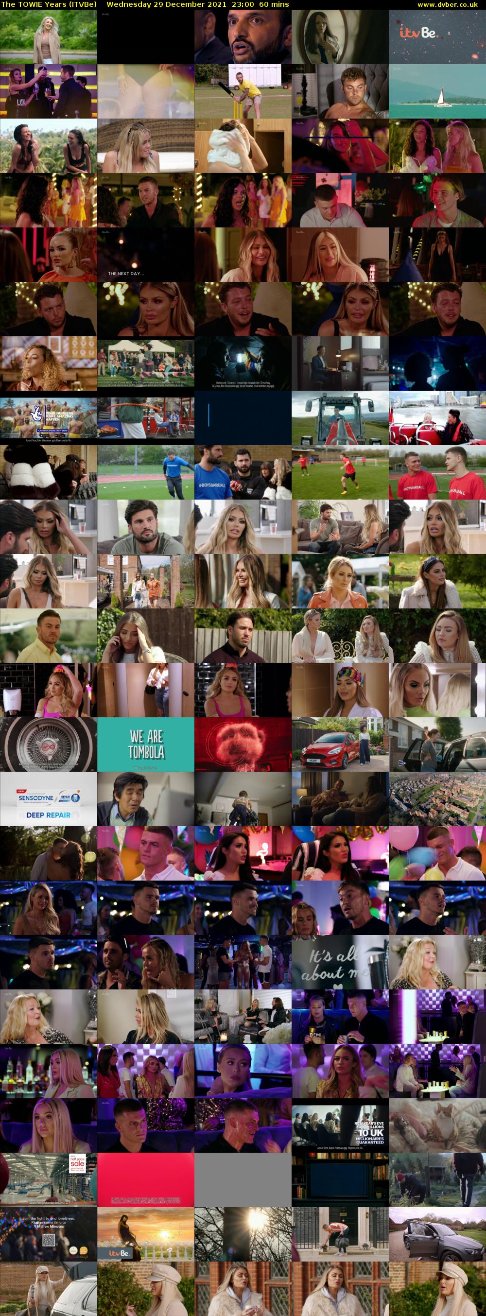 The TOWIE Years (ITVBe) Wednesday 29 December 2021 23:00 - 00:00