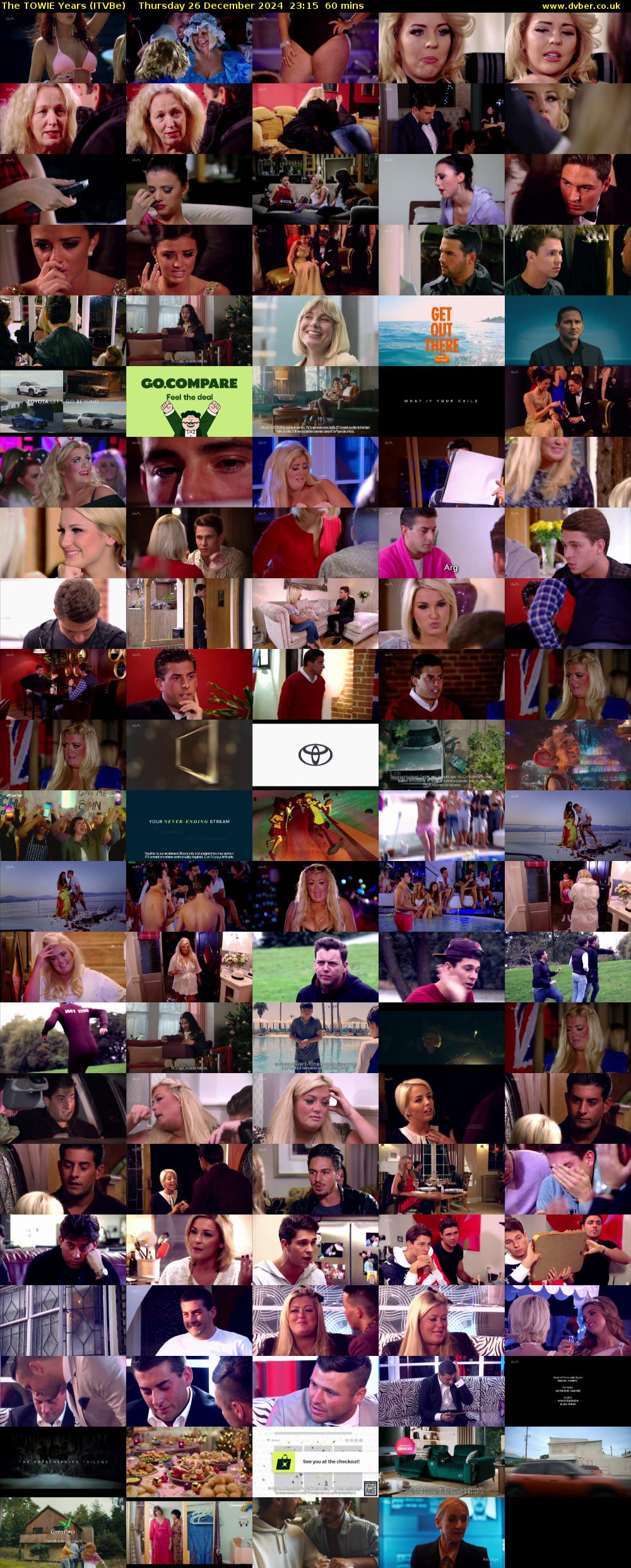 The TOWIE Years (ITVBe) Thursday 26 December 2024 23:15 - 00:15