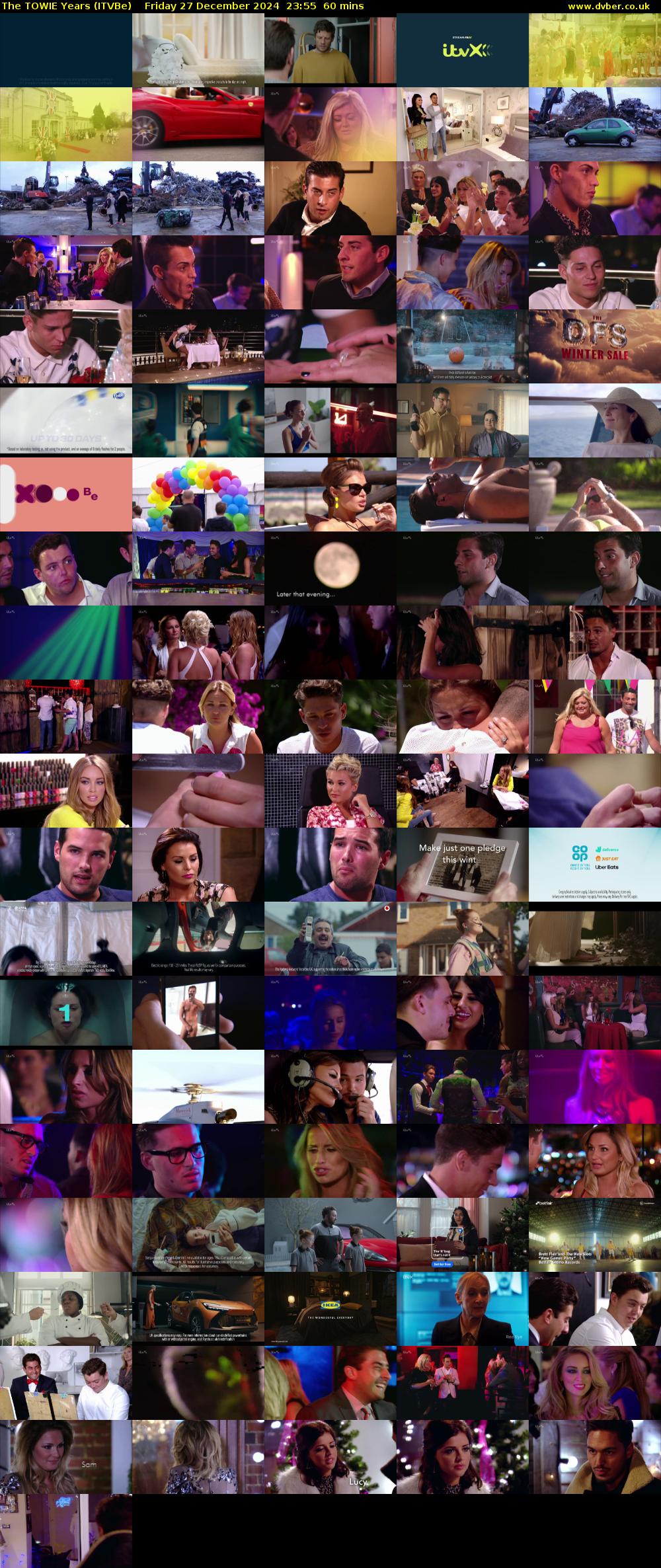 The TOWIE Years (ITVBe) Friday 27 December 2024 23:55 - 00:55