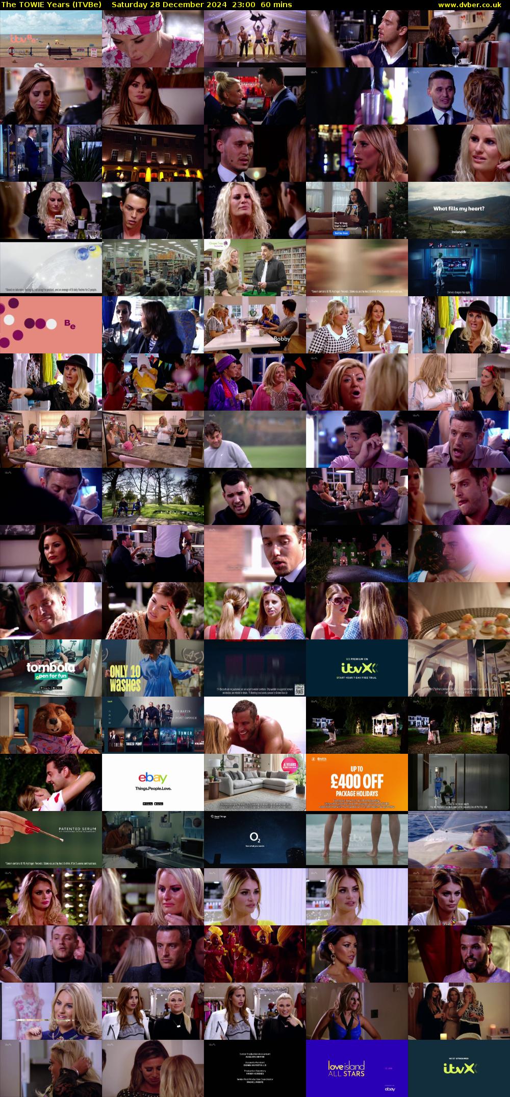 The TOWIE Years (ITVBe) Saturday 28 December 2024 23:00 - 00:00