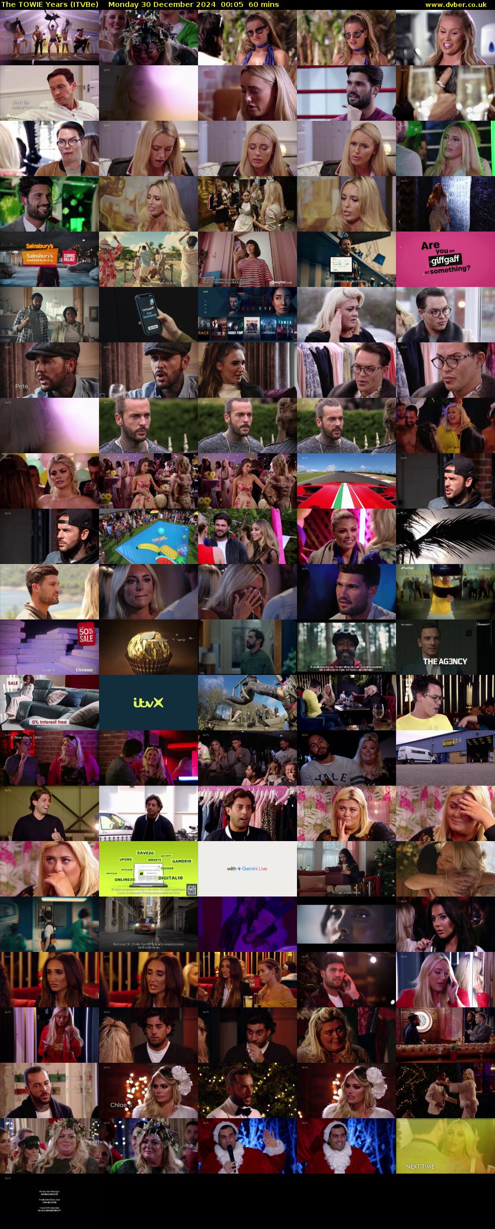 The TOWIE Years (ITVBe) Monday 30 December 2024 00:05 - 01:05