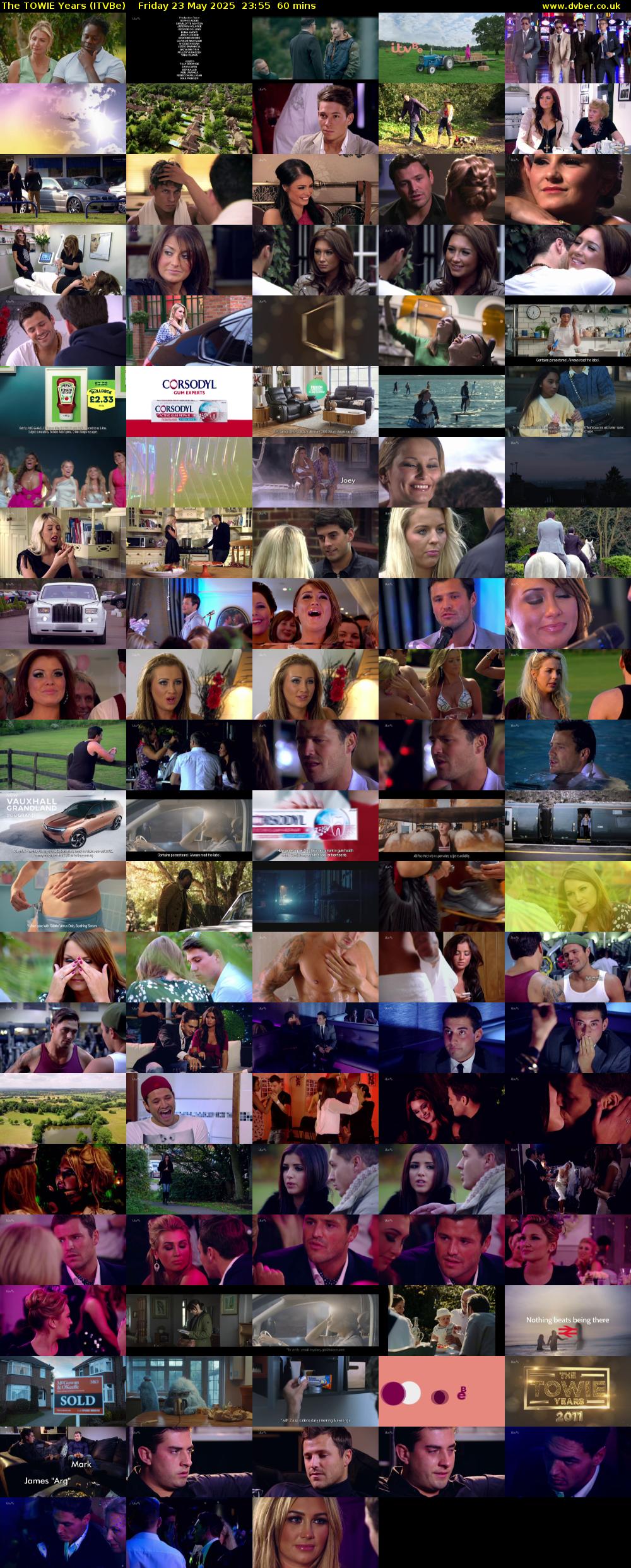The TOWIE Years (ITVBe) Friday 23 May 2025 23:55 - 00:55