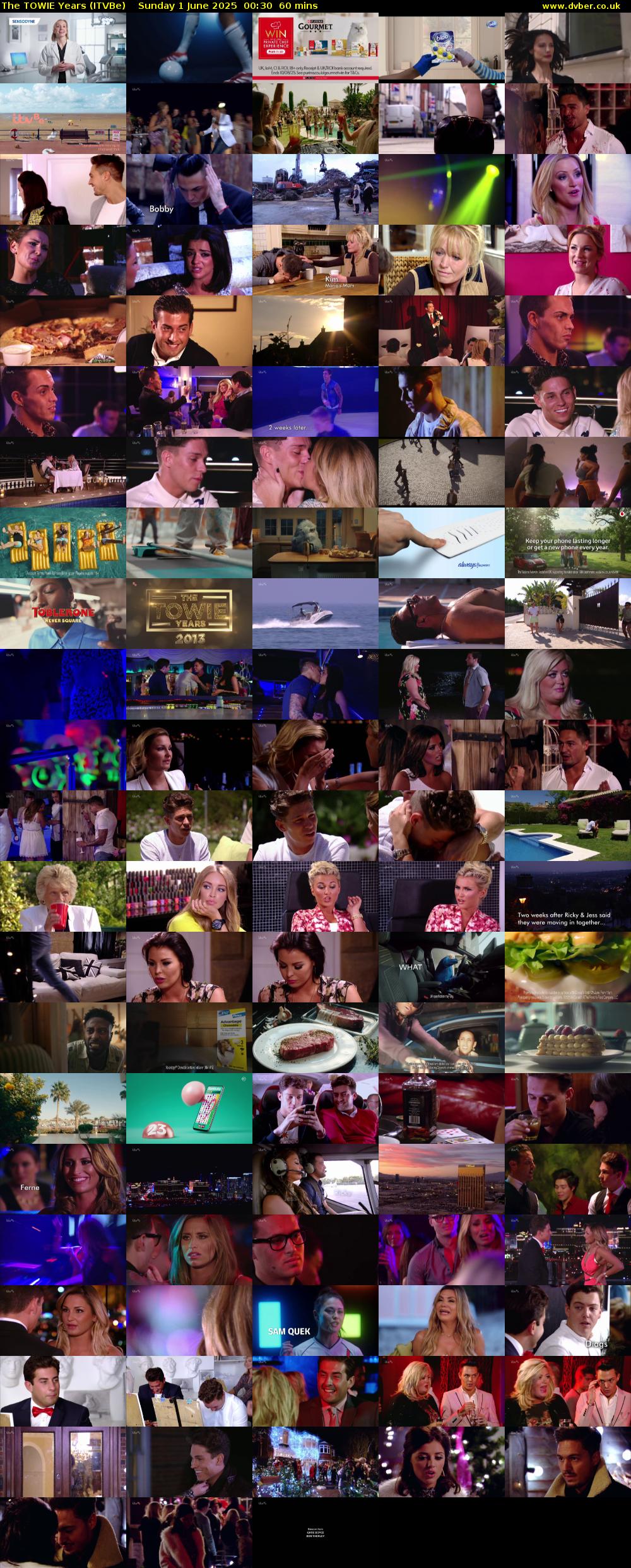 The TOWIE Years (ITVBe) Sunday 1 June 2025 00:30 - 01:30