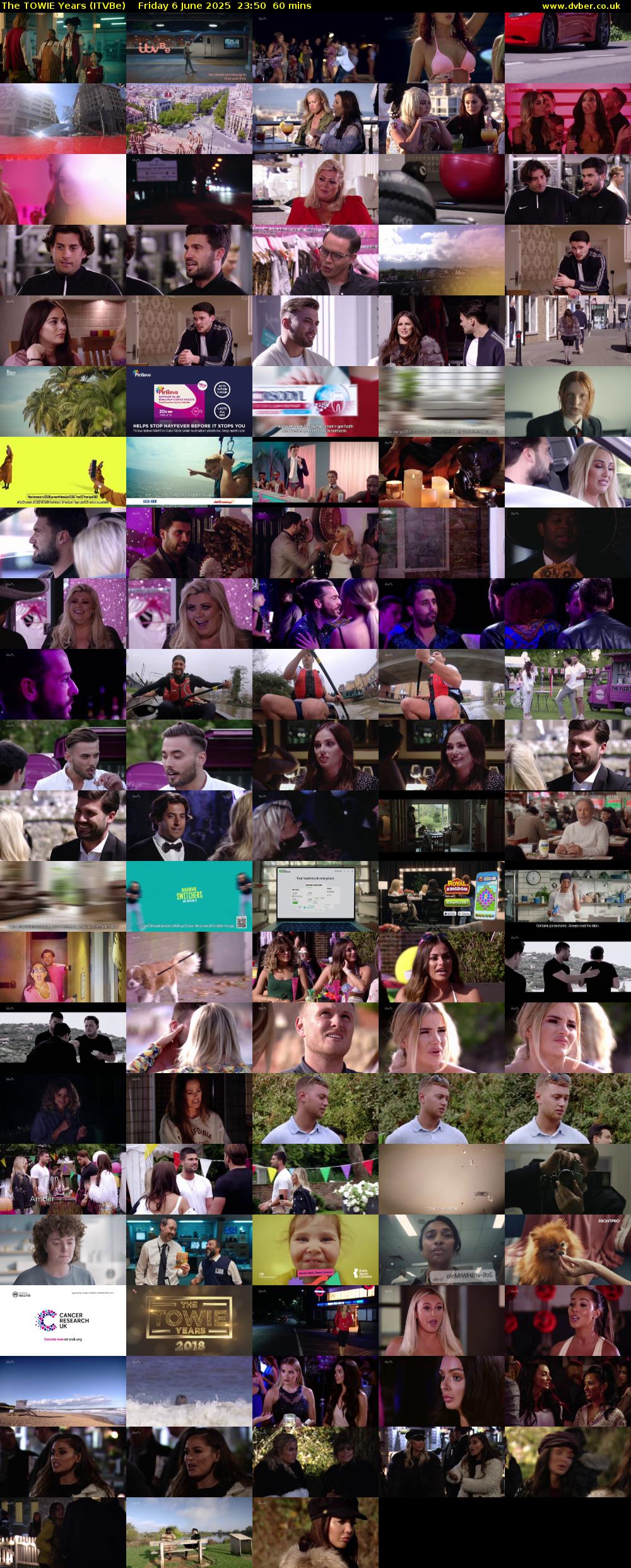 The TOWIE Years (ITVBe) Friday 6 June 2025 23:50 - 00:50