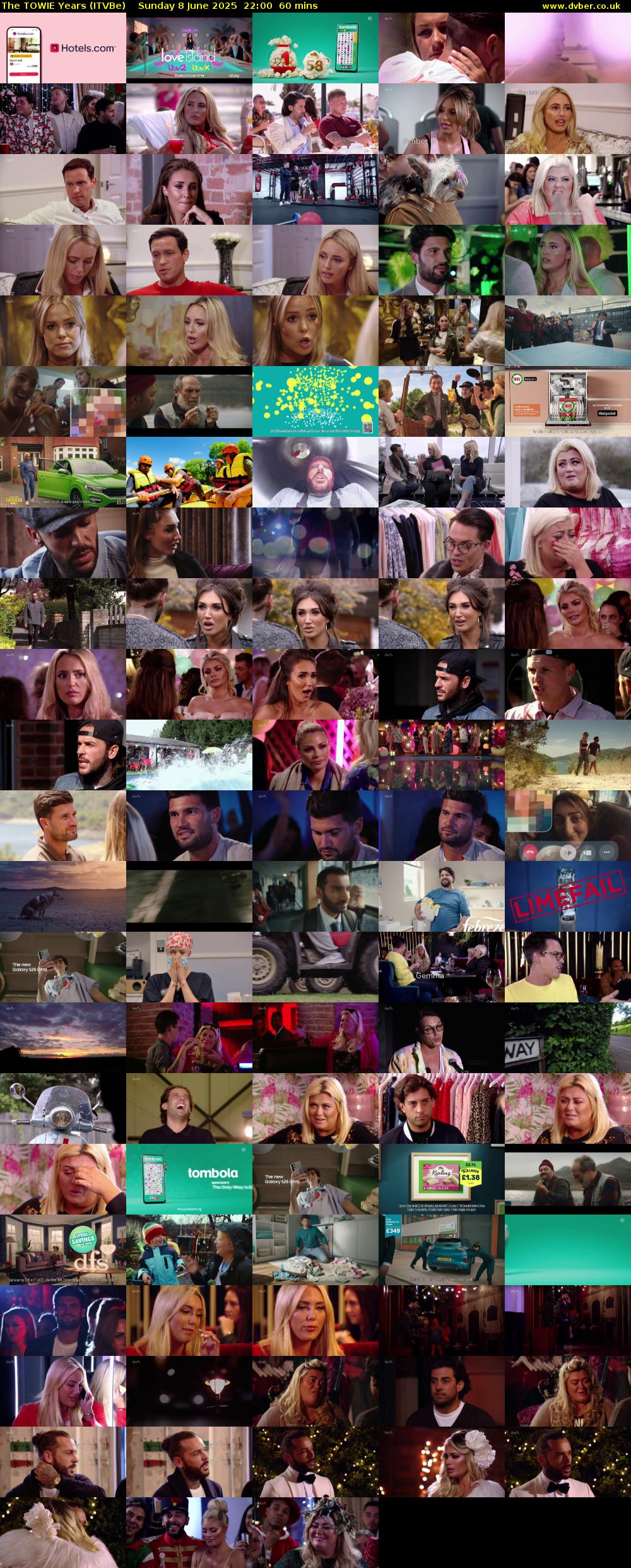 The TOWIE Years (ITVBe) Sunday 8 June 2025 22:00 - 23:00