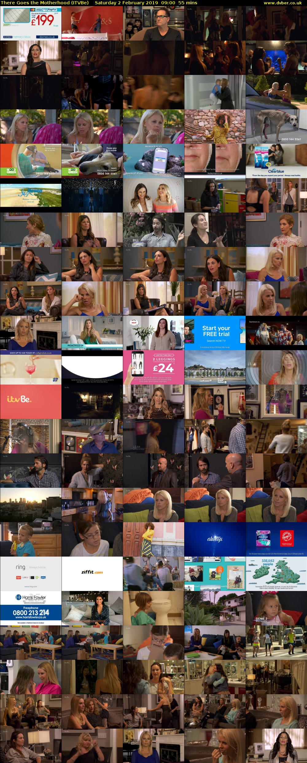 There Goes the Motherhood (ITVBe) Saturday 2 February 2019 09:00 - 09:55