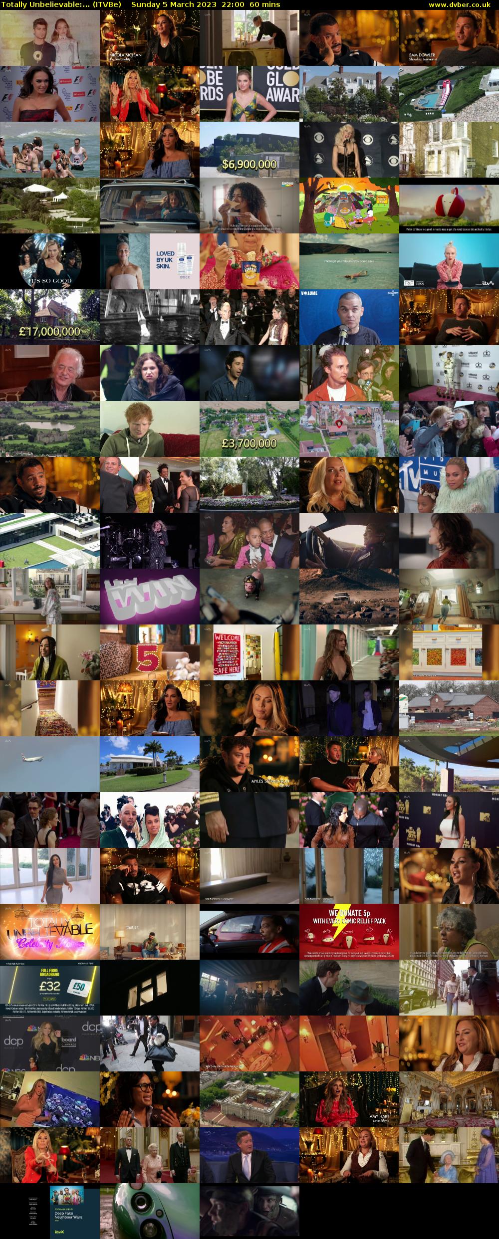 Totally Unbelievable:... (ITVBe) Sunday 5 March 2023 22:00 - 23:00
